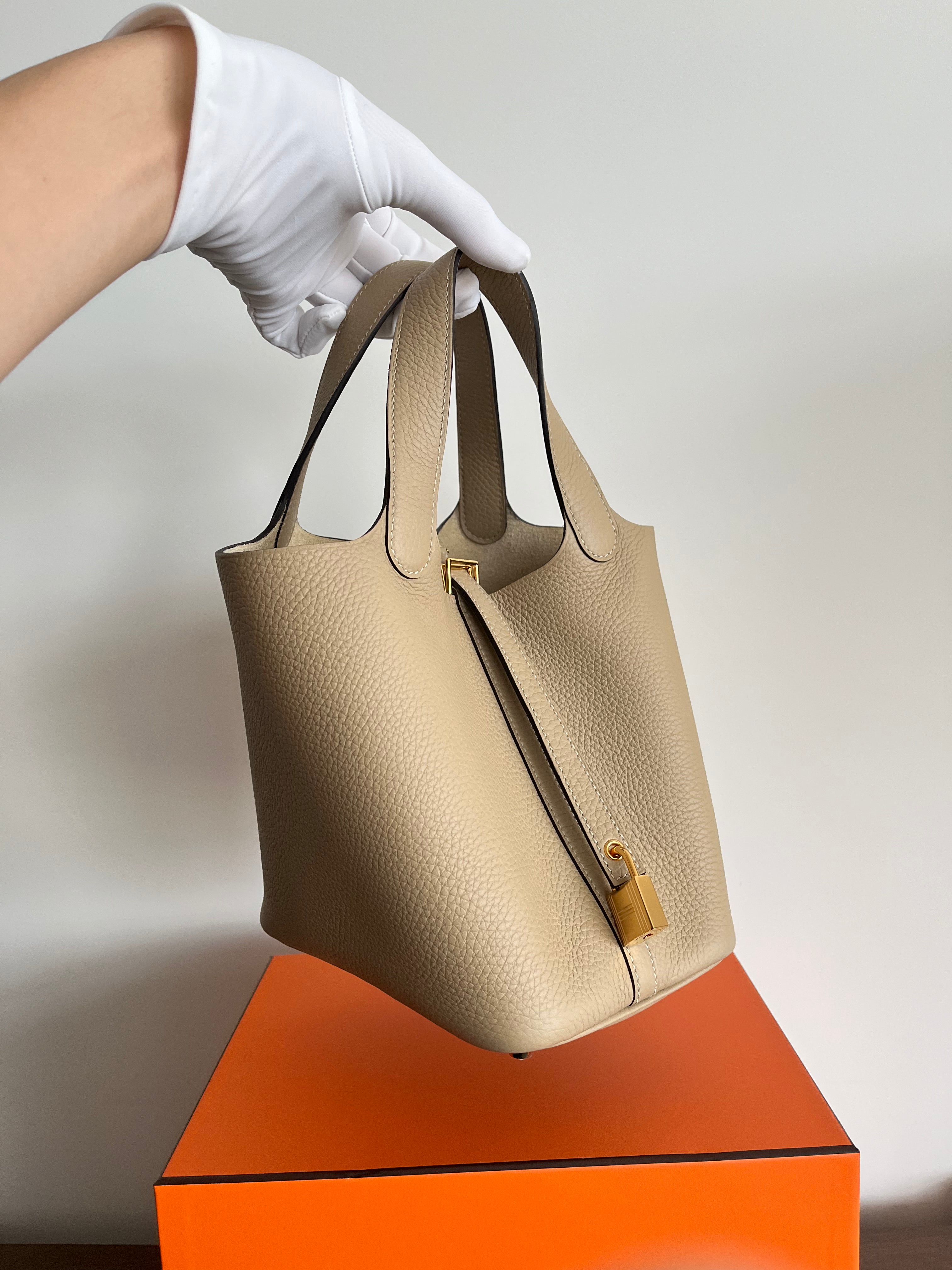 Hermès Picotin 18cm Trench Clemence GHW、mySite、garminoutage.com