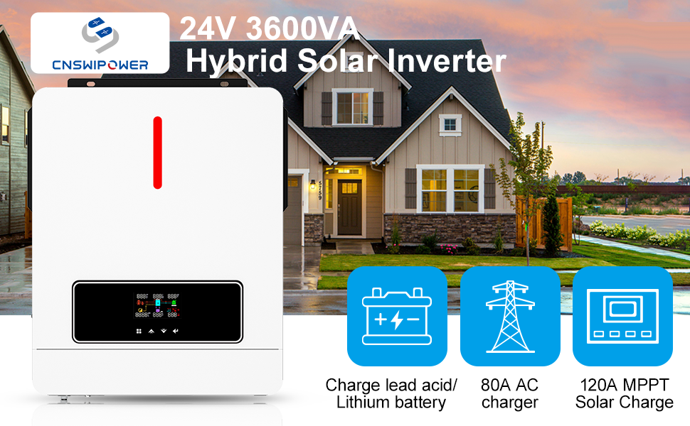 solar inverter MPPT锛�hybrid inverter锛�3000VA inverter锛�Xijia inverter锛�pure sine wave inverter