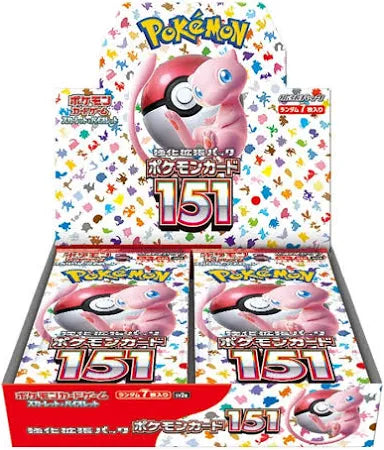 Japanese 151 Booster Box with Shrink | Scarlet & Violet、mySite、waistdrama
