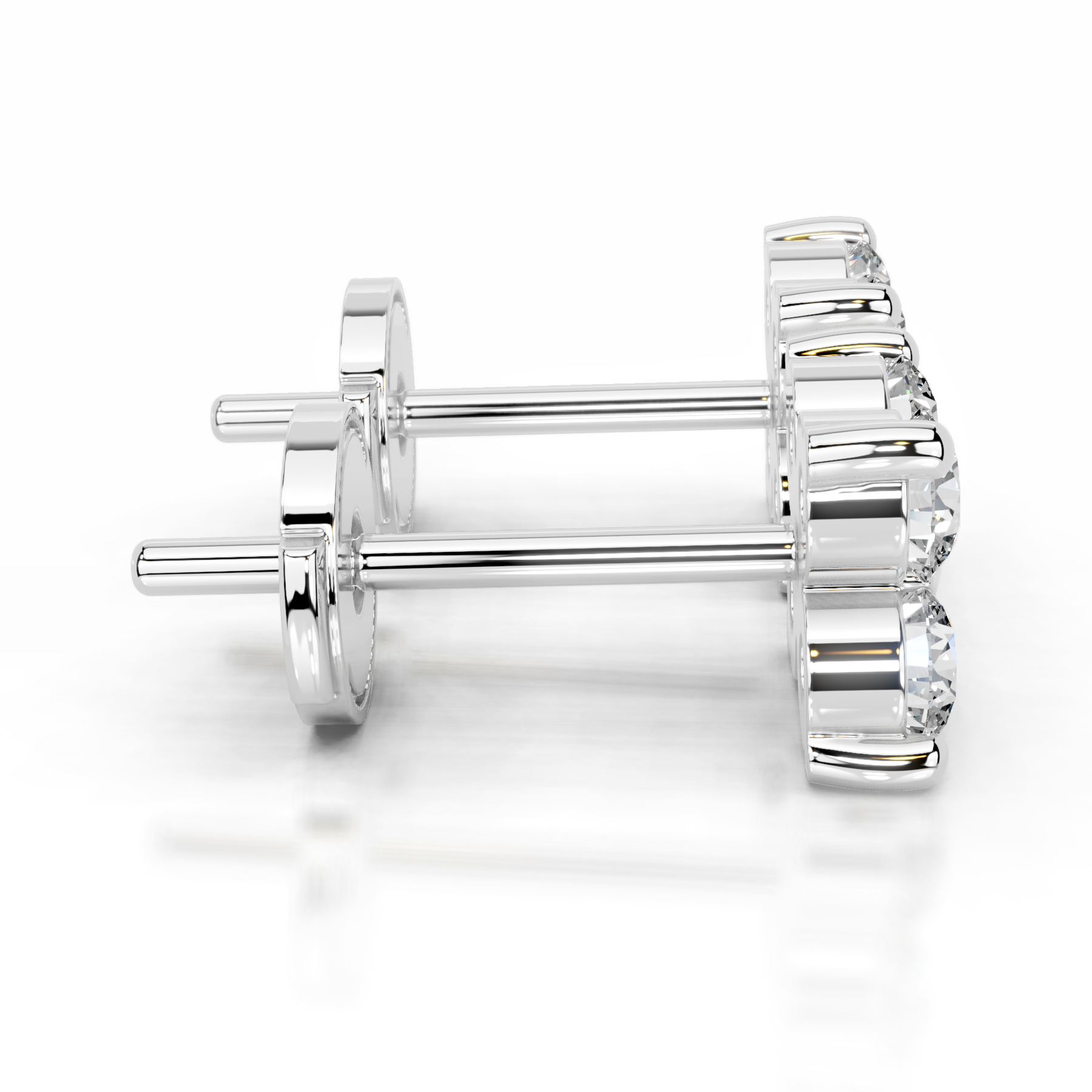 Aurelia Diamond Studs Earrings (0.40 Carat) -14K White Gold、mySite、hinf8tx79