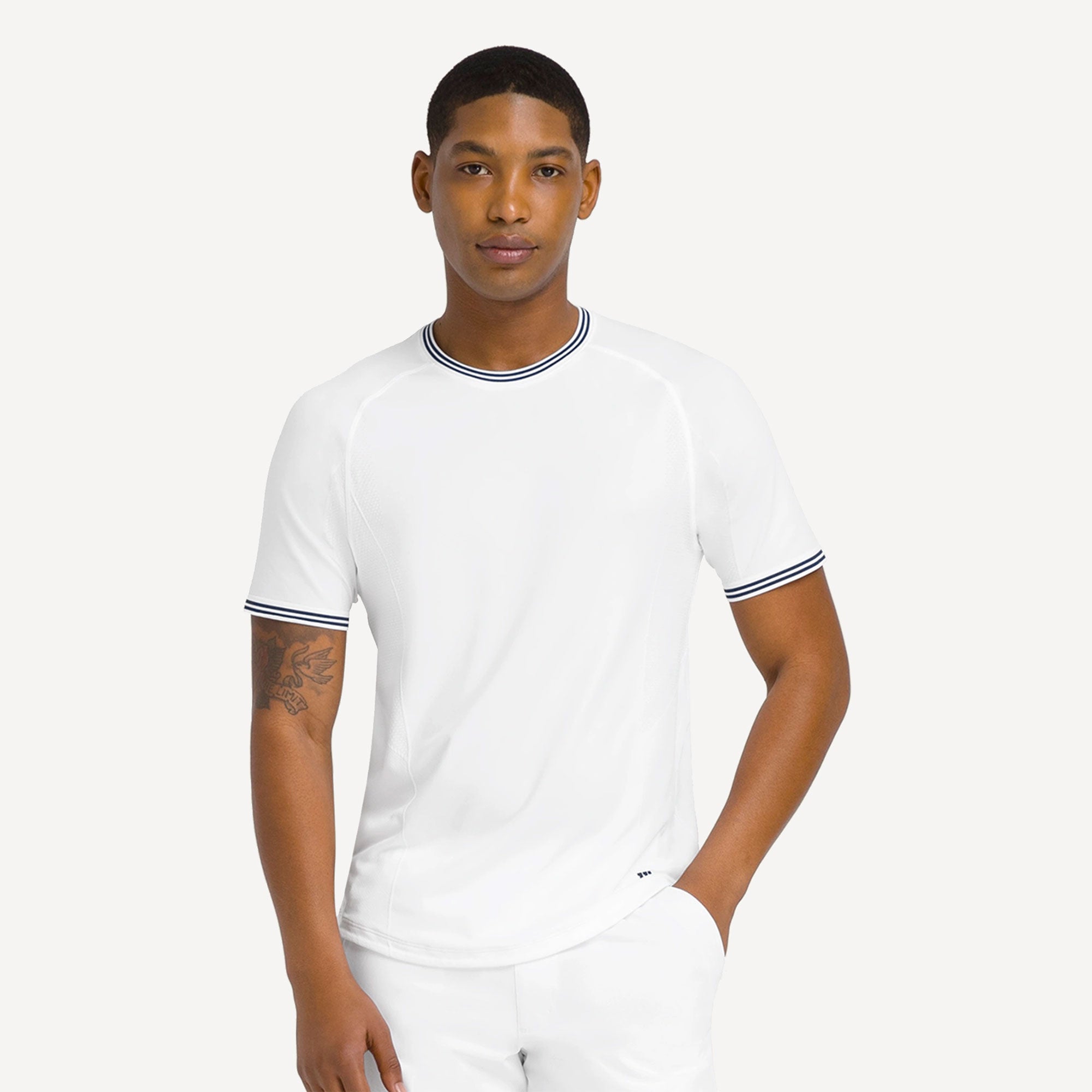 Wilson Court Performance Men's Tennis Shirt、mySite、neckold