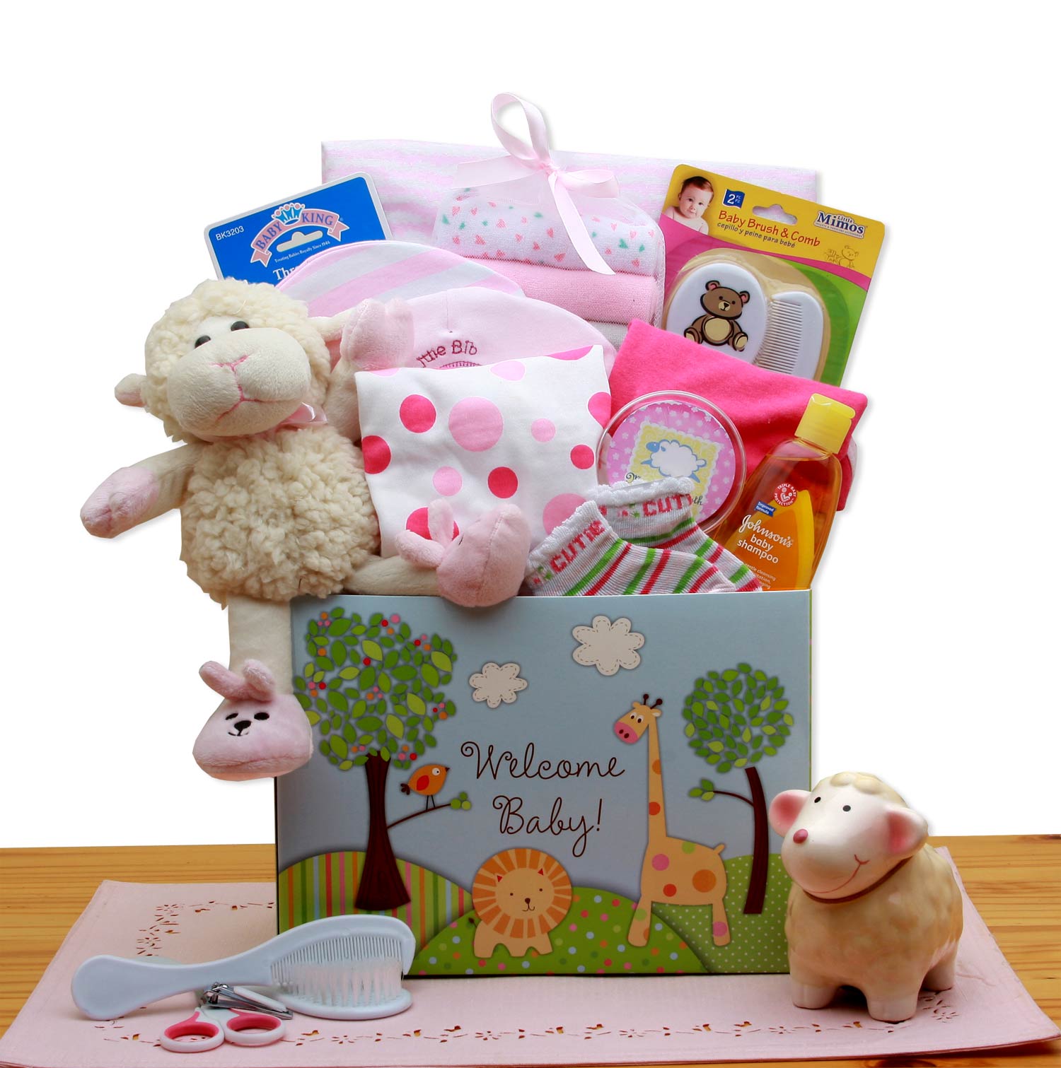 Welcome New Baby Gift Box - Pink、mySite、camillekostekn