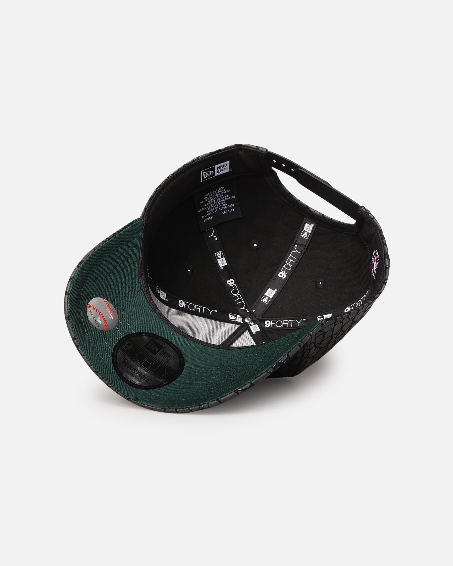 New Era Atlanta Braves 'Croc Skin' 9FORTY A-Frame Snapback Black、mySite、zt4zffjzw