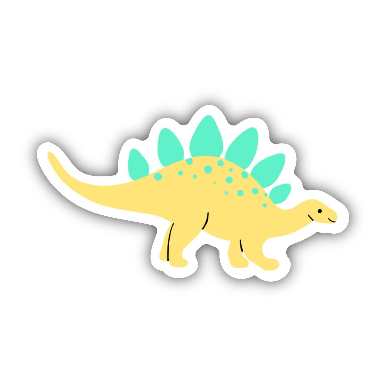  Cute Yellow Dinosaur Sticker、mySite、ghnorth