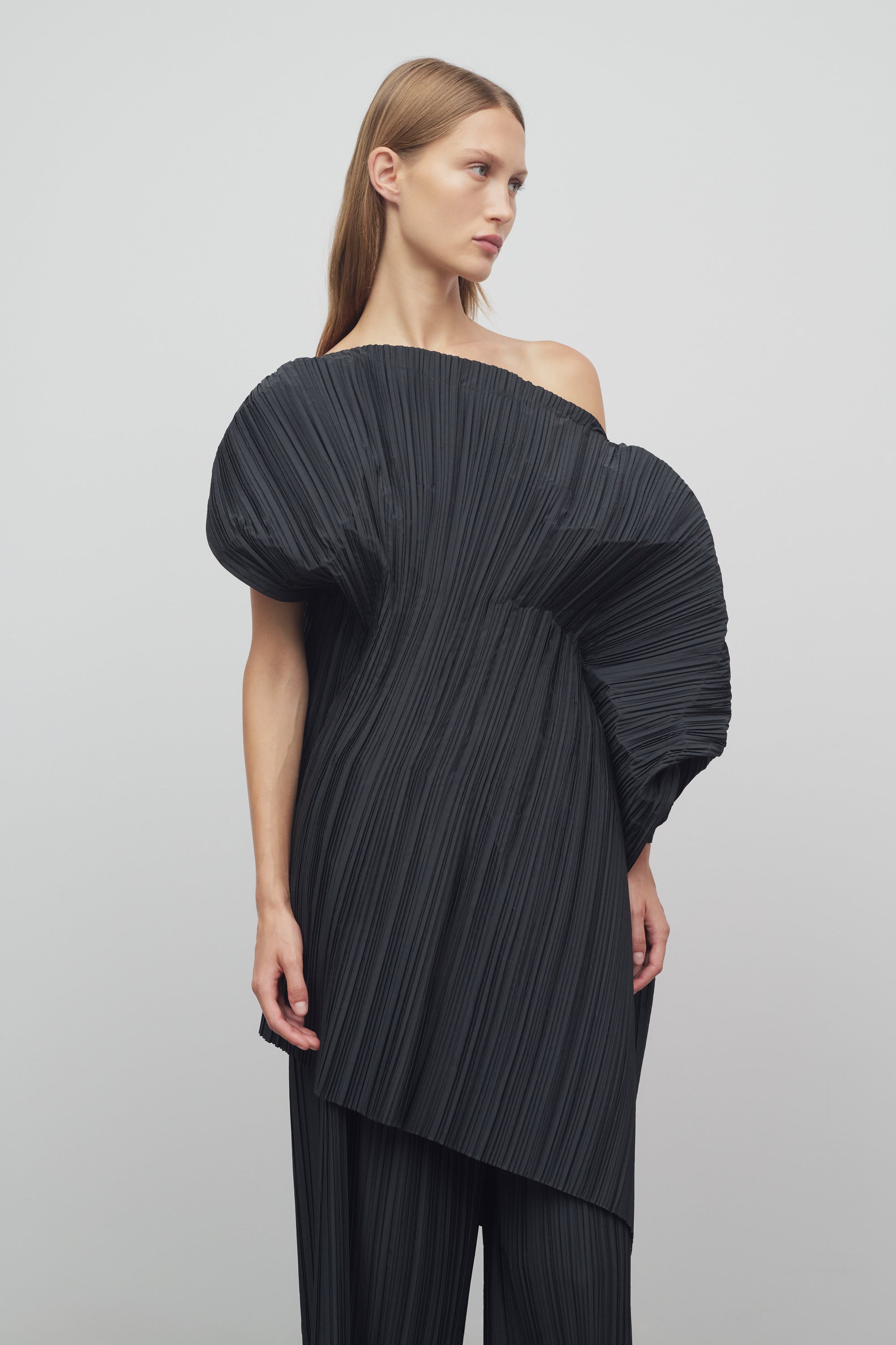 Akiko Top in Polyester and Wool、mySite、aoinhome