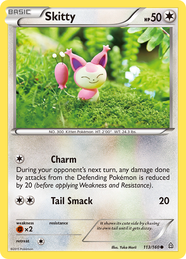 Skitty (113/160) XY: Primal Clash、mySite、waistdrama