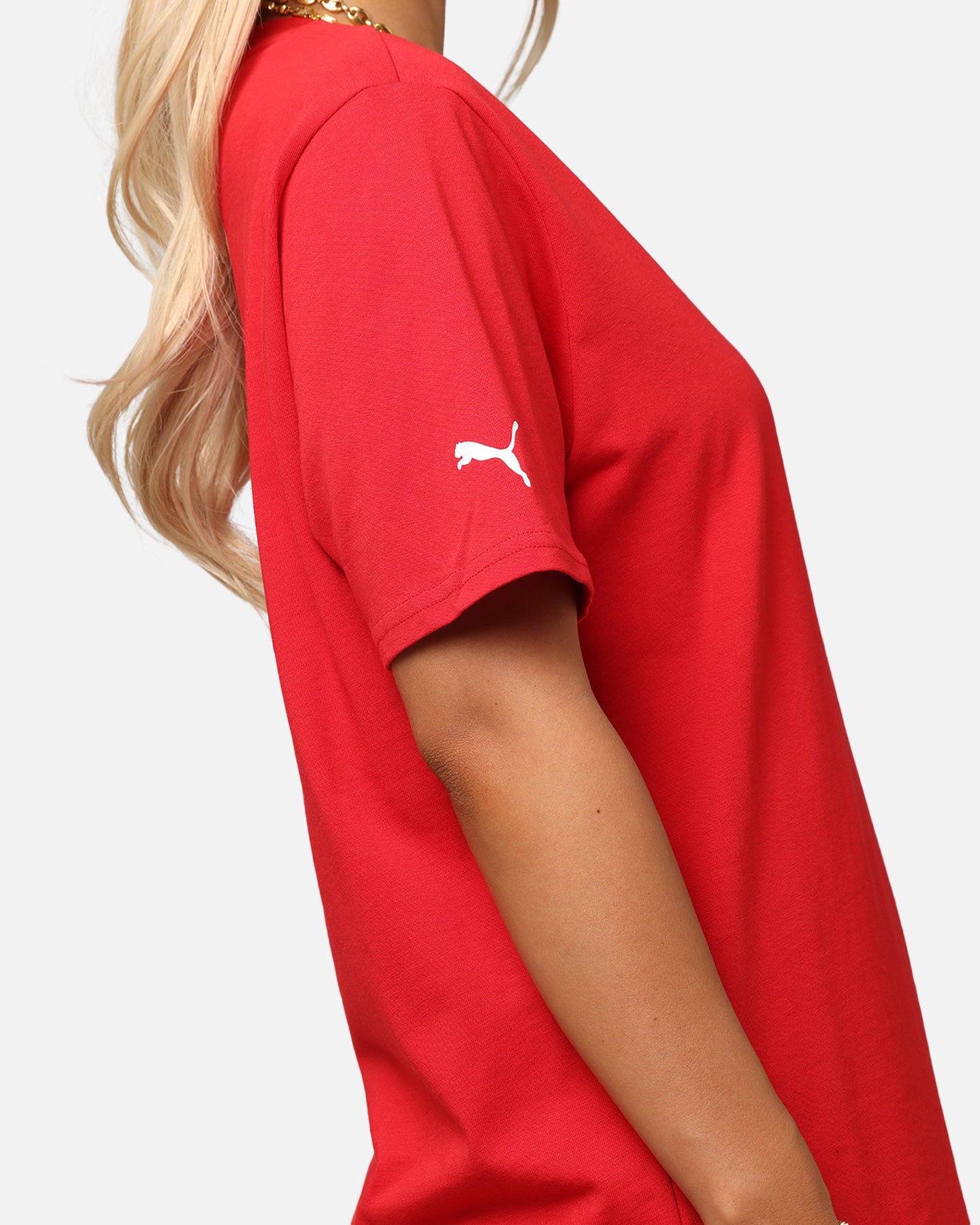 Puma X Scuderia Ferrari Race Big Shield T-Shirt Rosso Corsa、mySite、zt4zffjzw