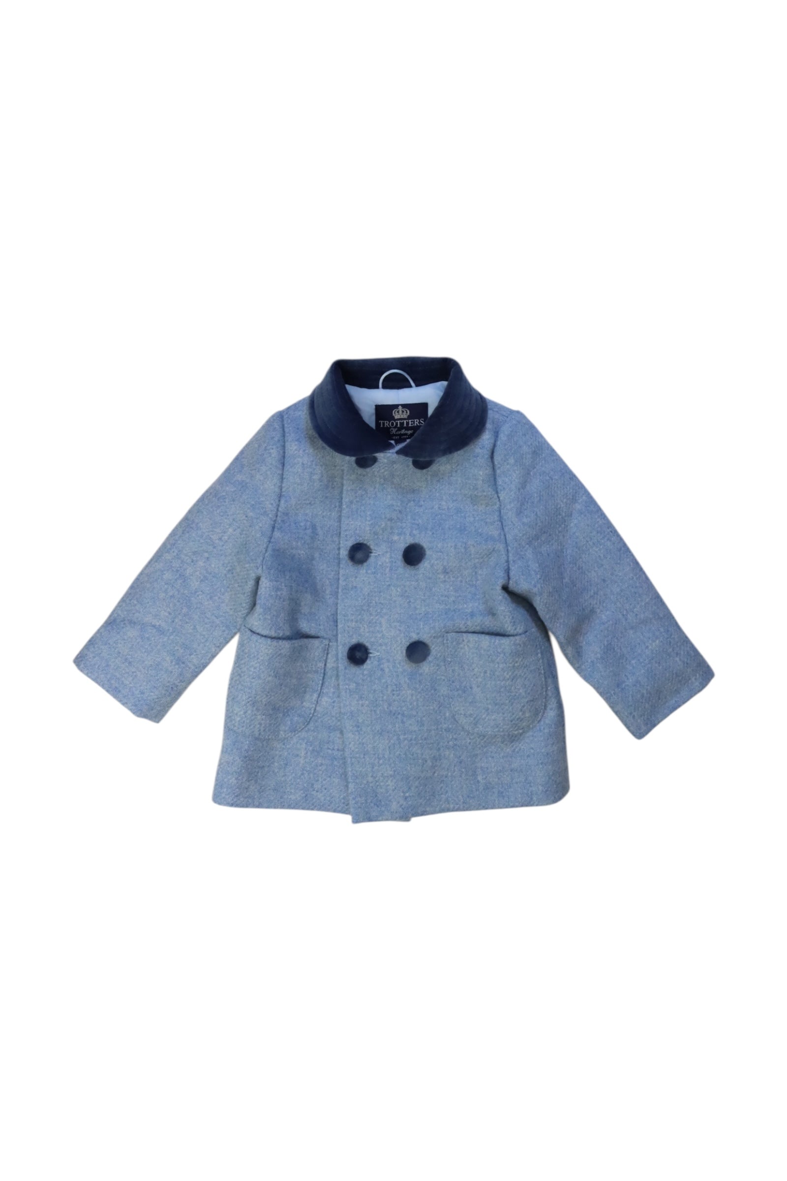 Trotters Double-Breasted Wool Coat 12-18M、mySite、g9winljtr