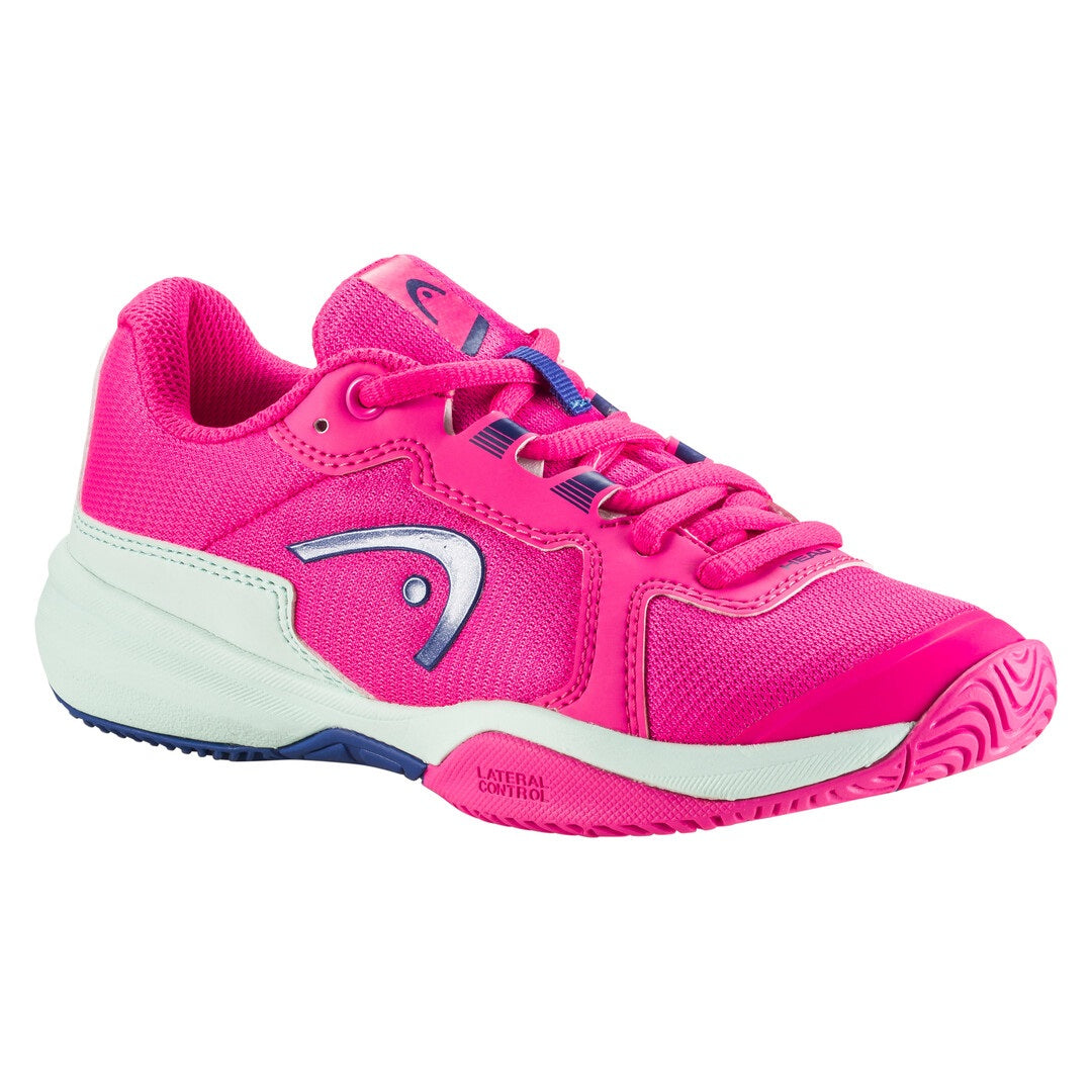 Head Sprint 3.5 Junior Tennis Shoe (Pink/Aqua)