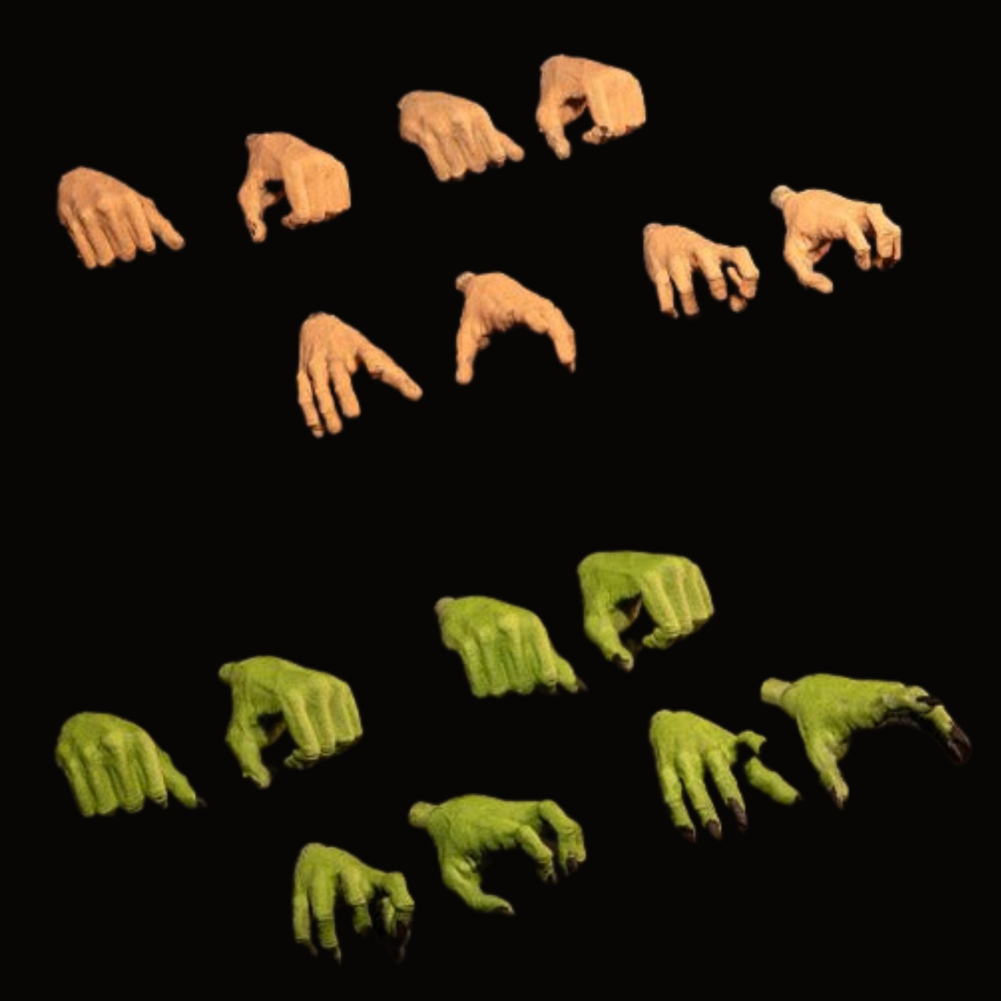 Mythic Legions Hand Pack (Human & Goblin 2.0 Bodies)、mySite、hgirdovlk