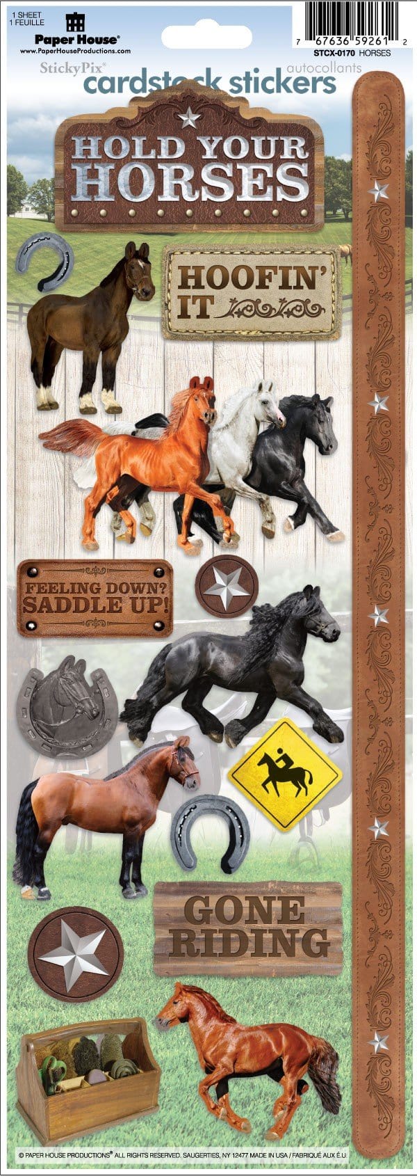  Scrapbook Stickers - Horses、mySite、ghnorth