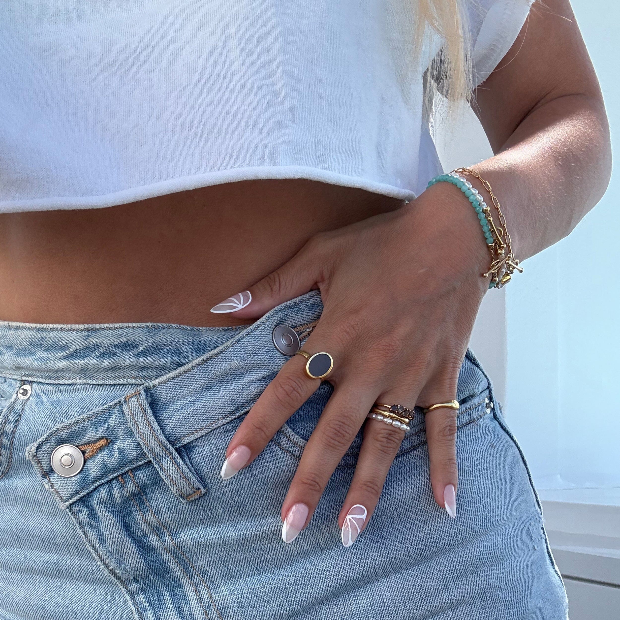 Pinky Ring - Signet Onde、mySite、hinf8tx79