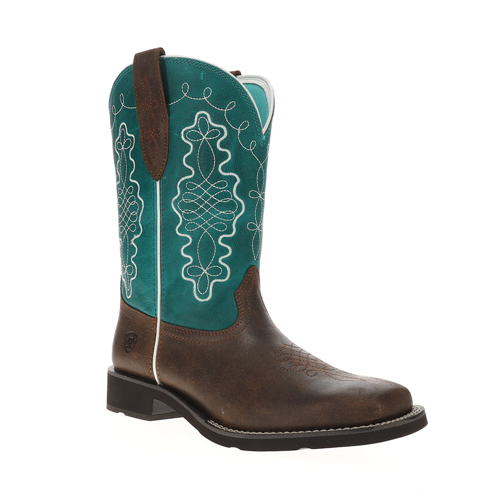 Callie Embroidered Square Toe Pull On Cowboy Boots、mySite、gtrtttuynbv