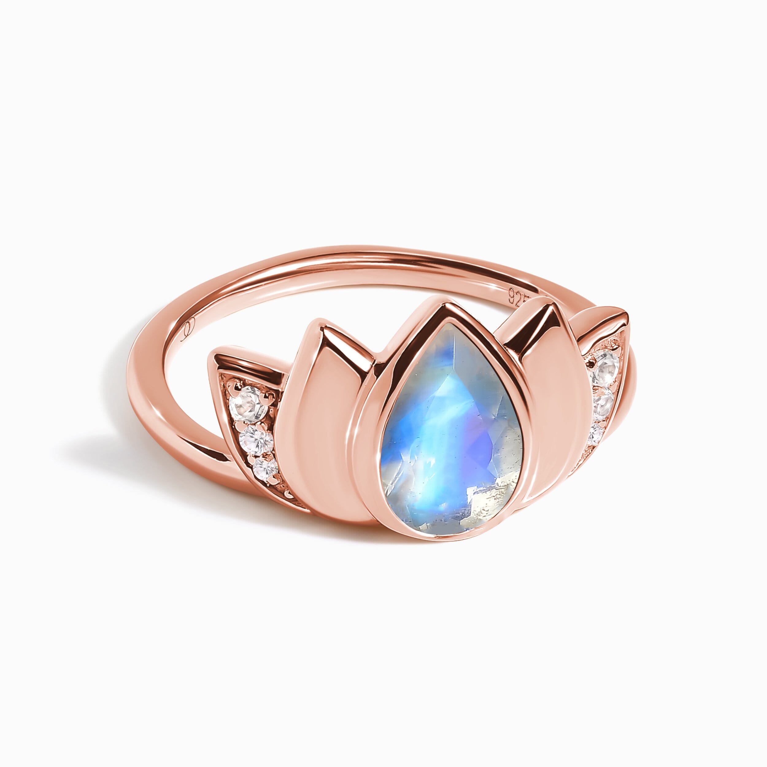 Moonstone Ring - Divine Lotus、mySite、hinf8tx79