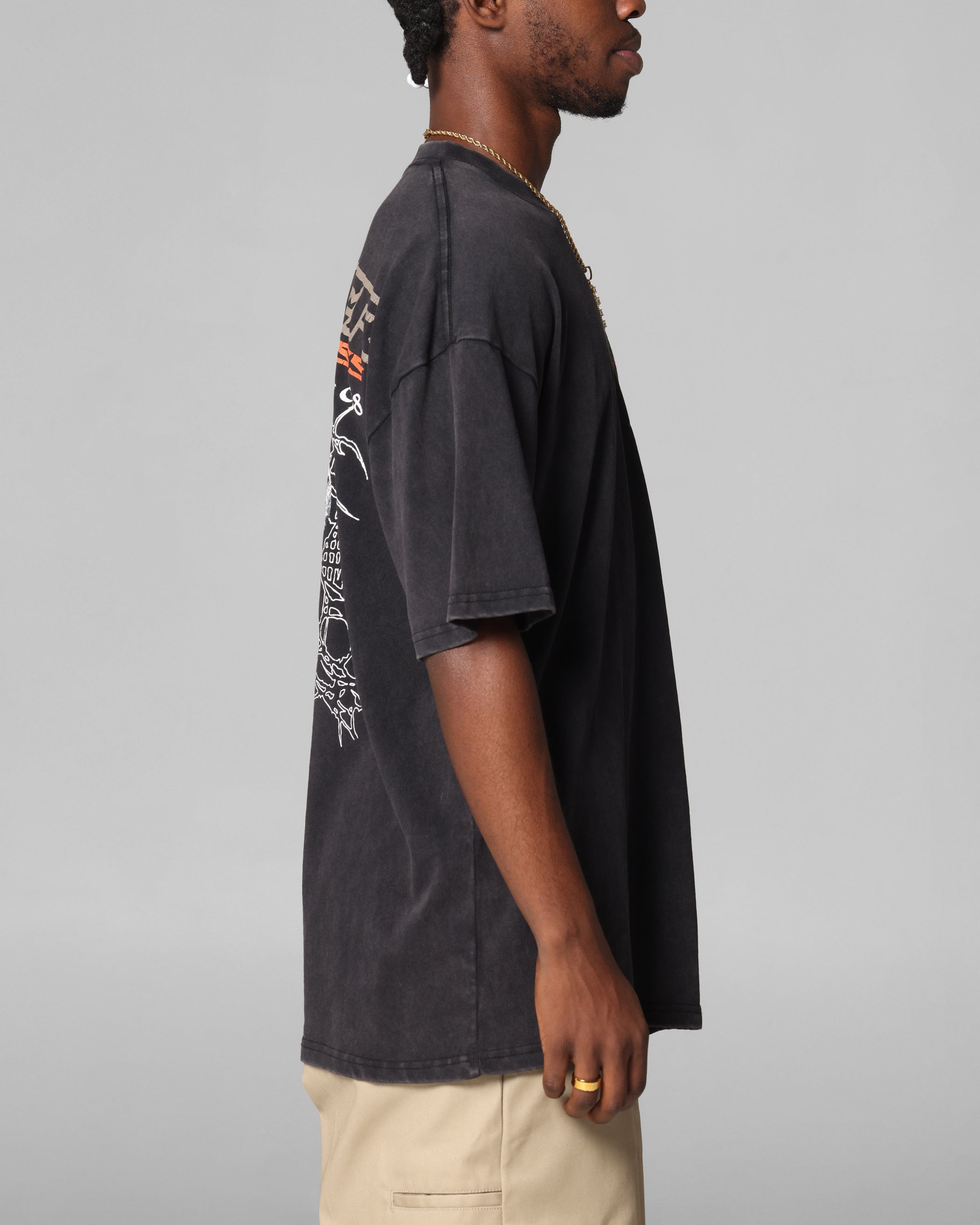 Loiter Summer Motocross T-Shirt Black Acidwash、mySite、zt4zffjzw