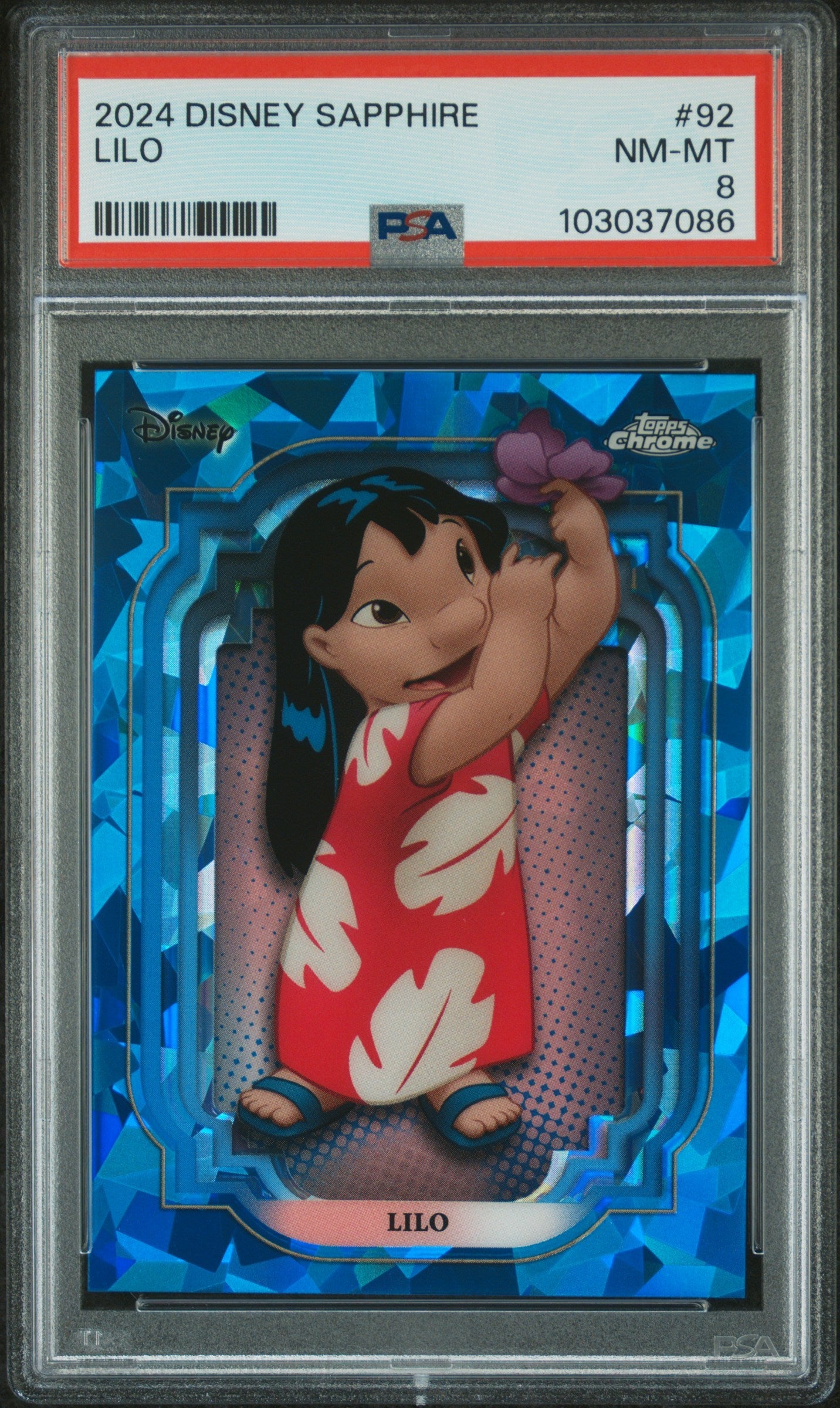 Lilo #92 PSA 8 Topps Chrome Disney Sapphire Edition 2024、mySite、waistdrama