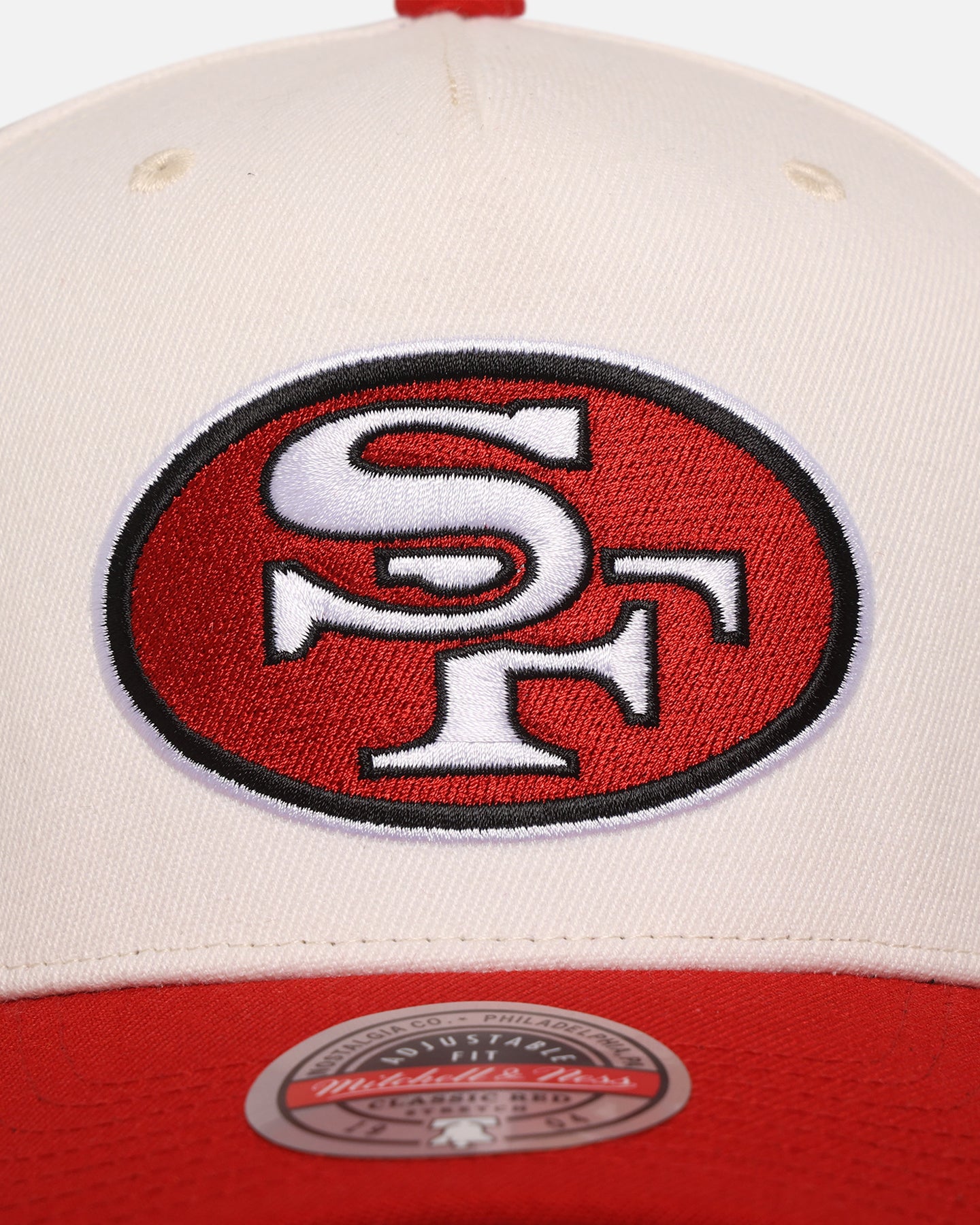 Mitchell & Ness San Francisco 49ers 'Go Team Go' MVP Snapback Off White/Red、mySite、zt4zffjzw