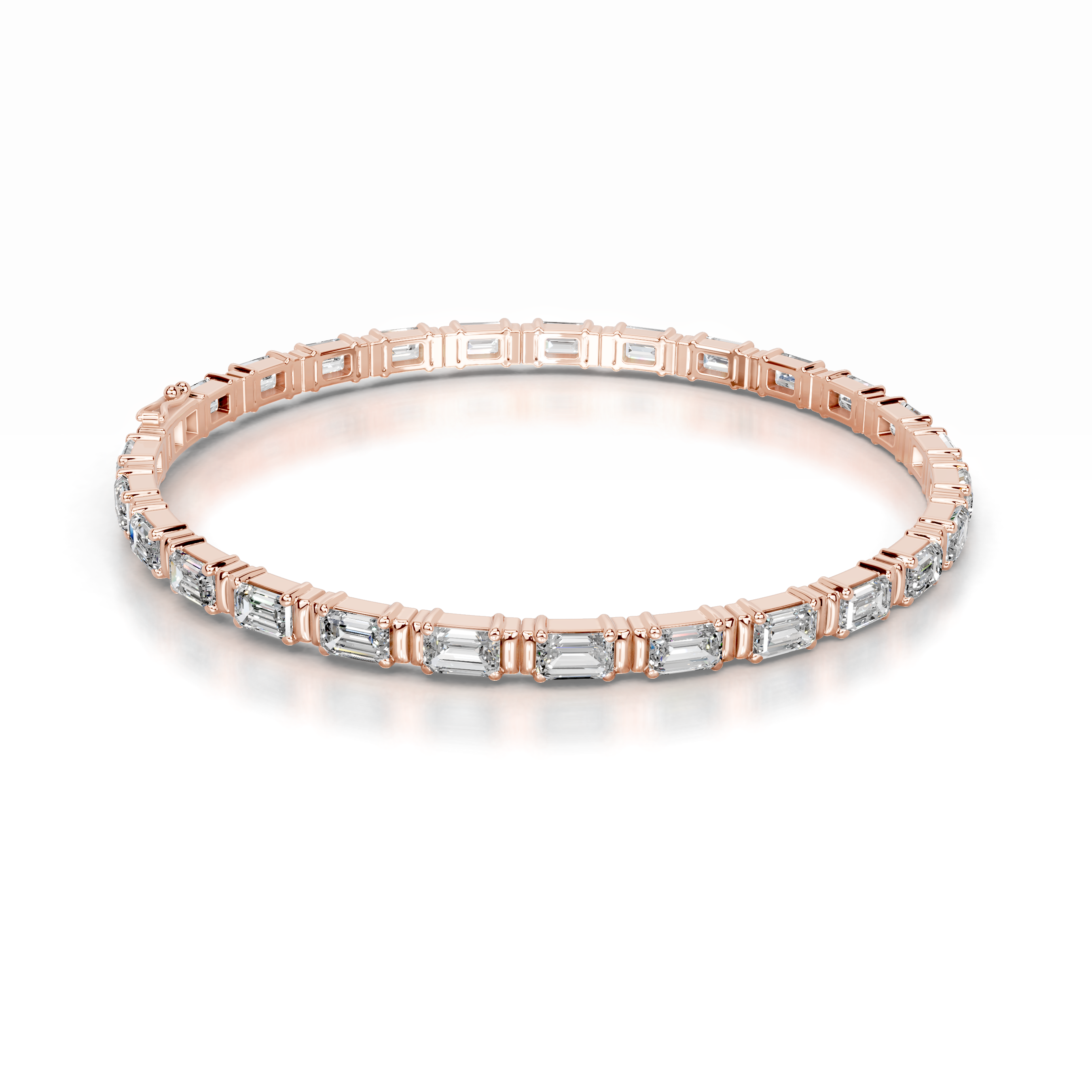 Severine Diamond Tennis Bracelet (13 Carat) -14K Rose Gold、mySite、hinf8tx79