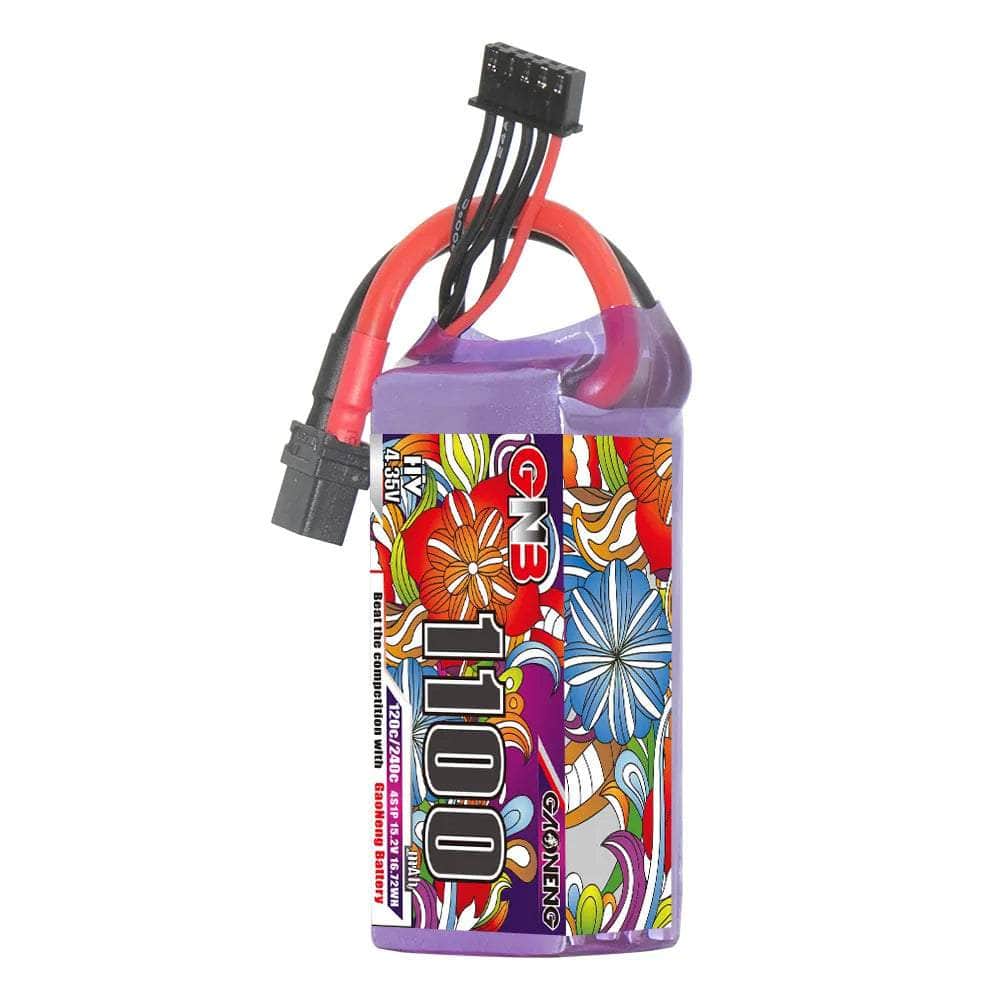 Gaoneng GNB 15.2V 4S 1100mAh 120C LiHV Battery - XT60、mySite、merchandisen