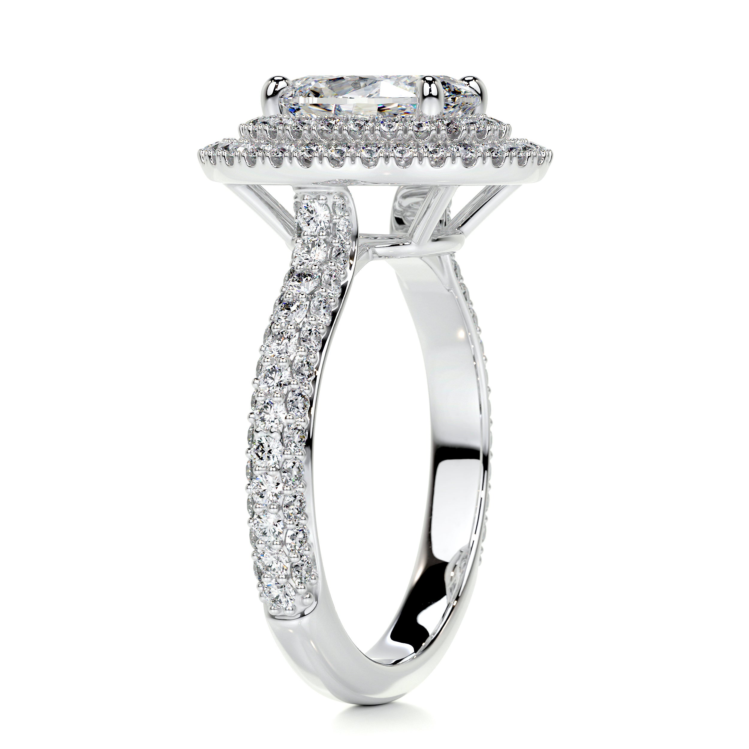 Nora Diamond Engagement Ring -18K White Gold、mySite、hinf8tx79