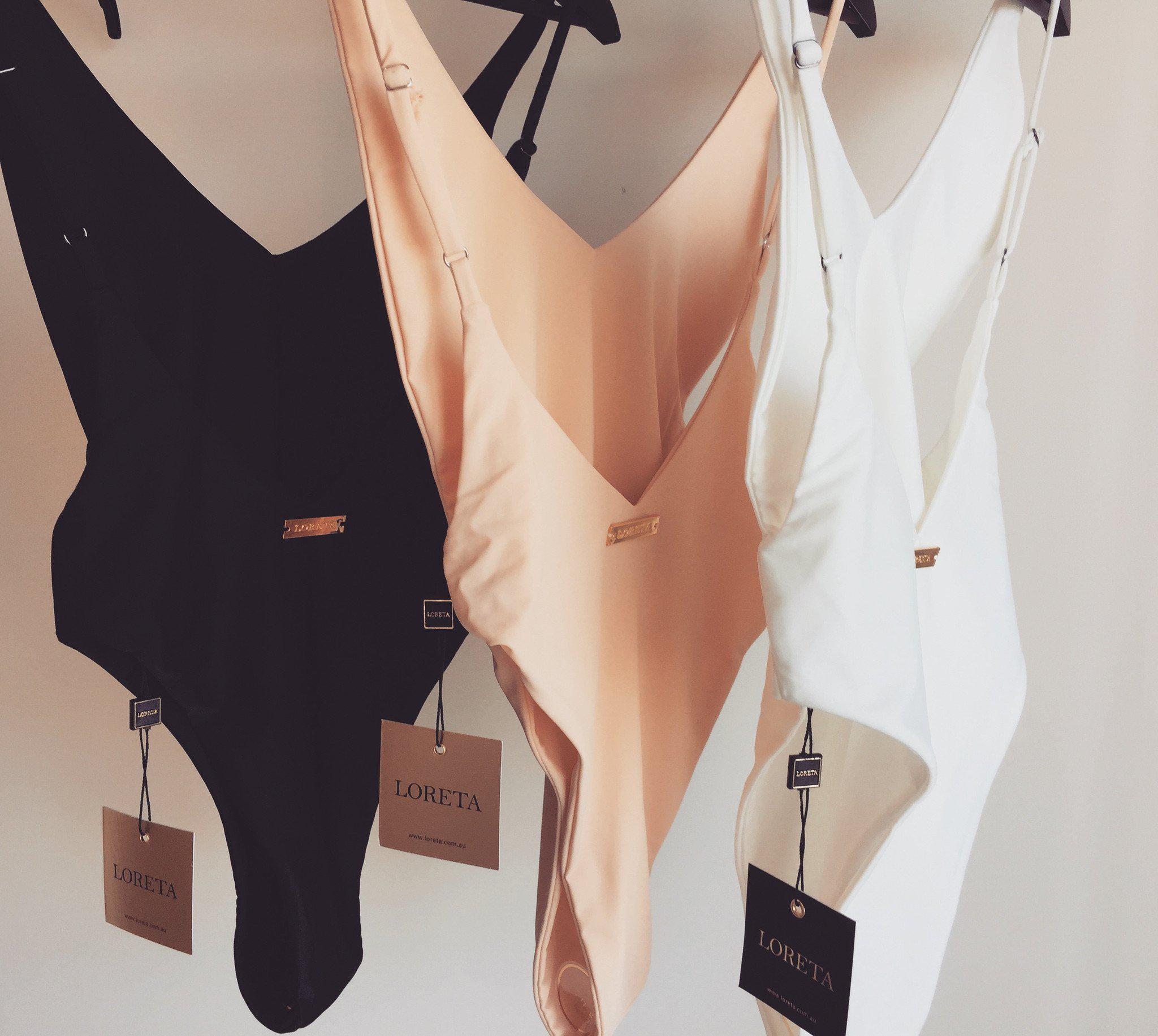  Set Of 3: Black | White | Nude Swimsuits、mySite、merchandisen