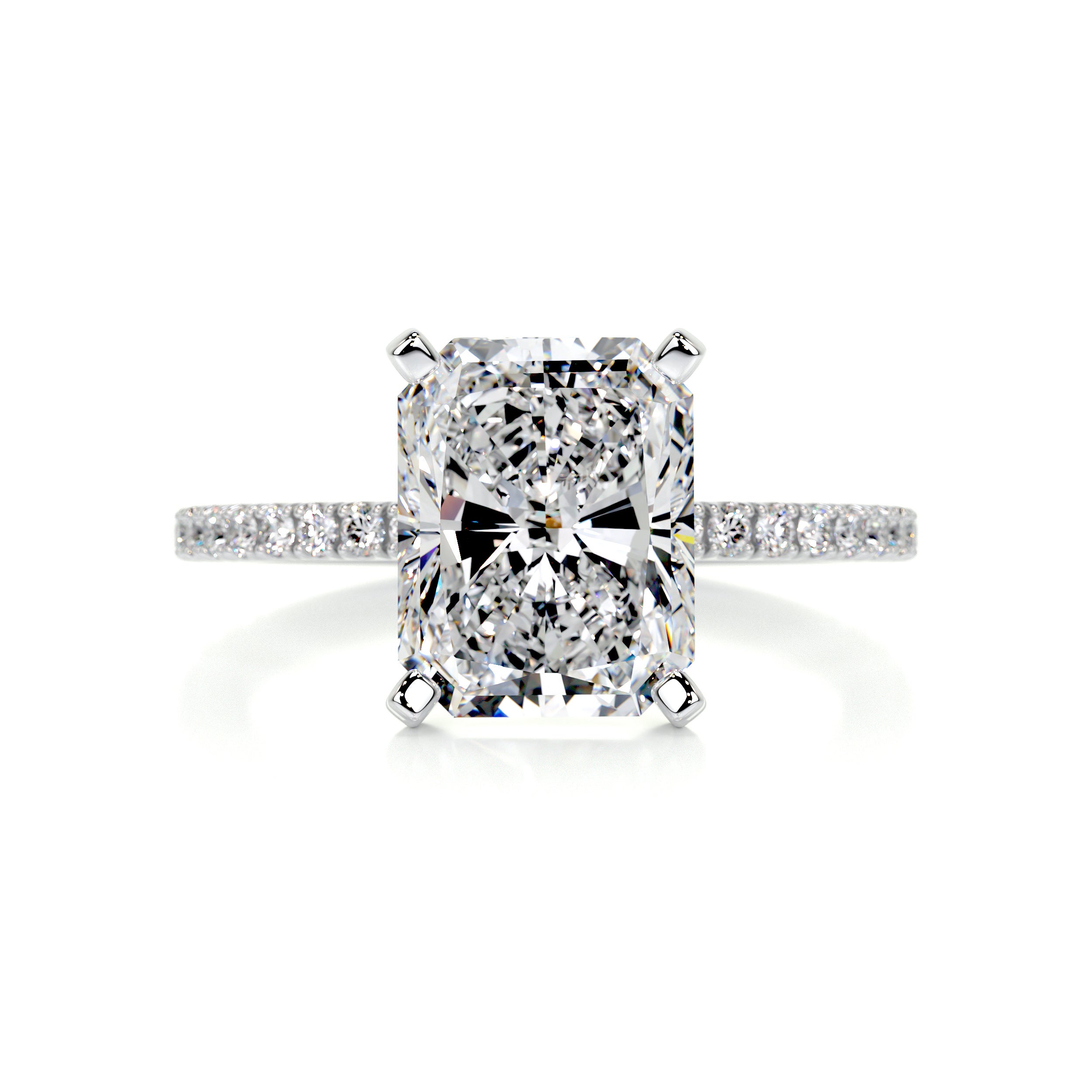 Audrey Diamond Engagement Ring -14K White Gold、mySite、hinf8tx79