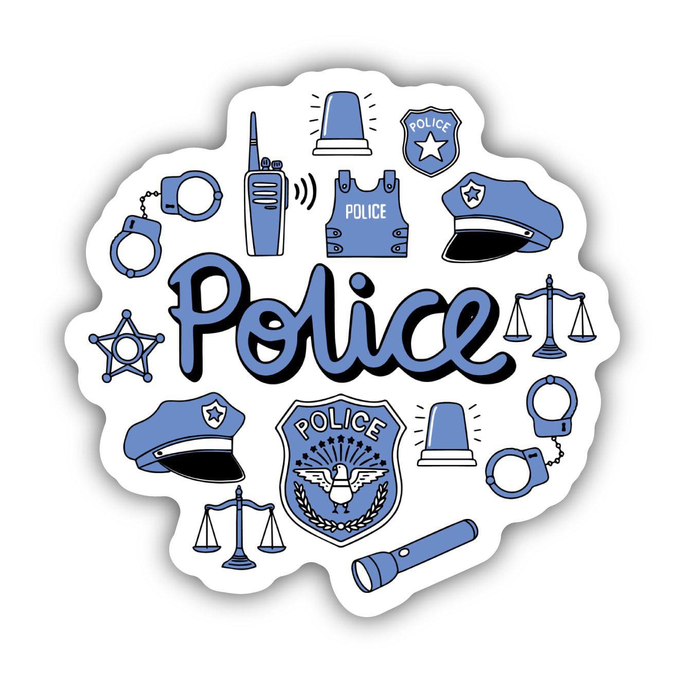  Police Sticker、mySite、elrpsem3k