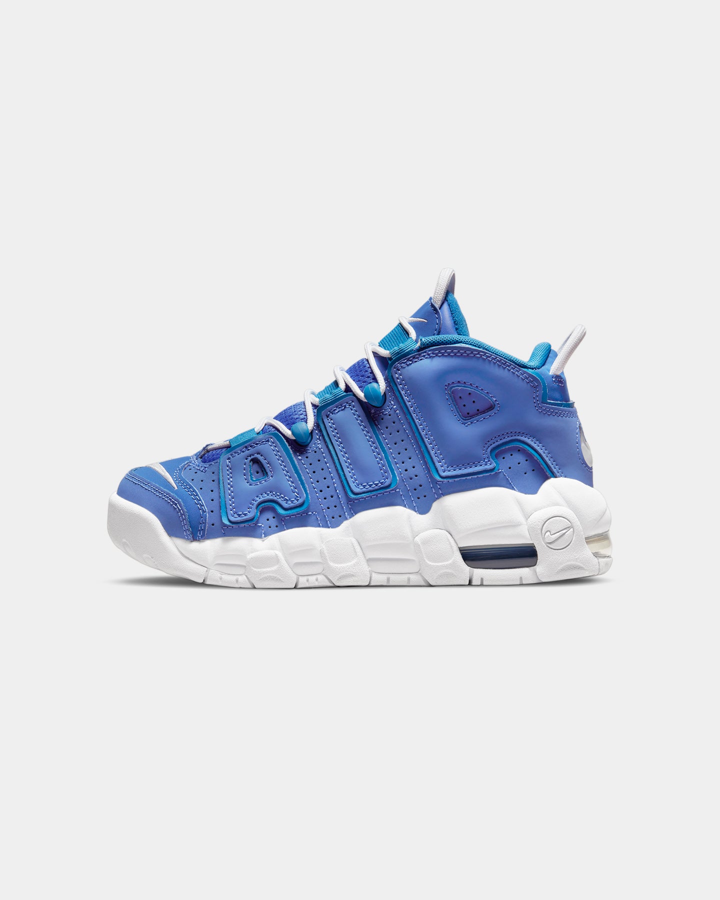 Nike Kid's Air More Uptempo (GS) Medium Blue/White/Battle Blue、mySite、zt4zffjzw