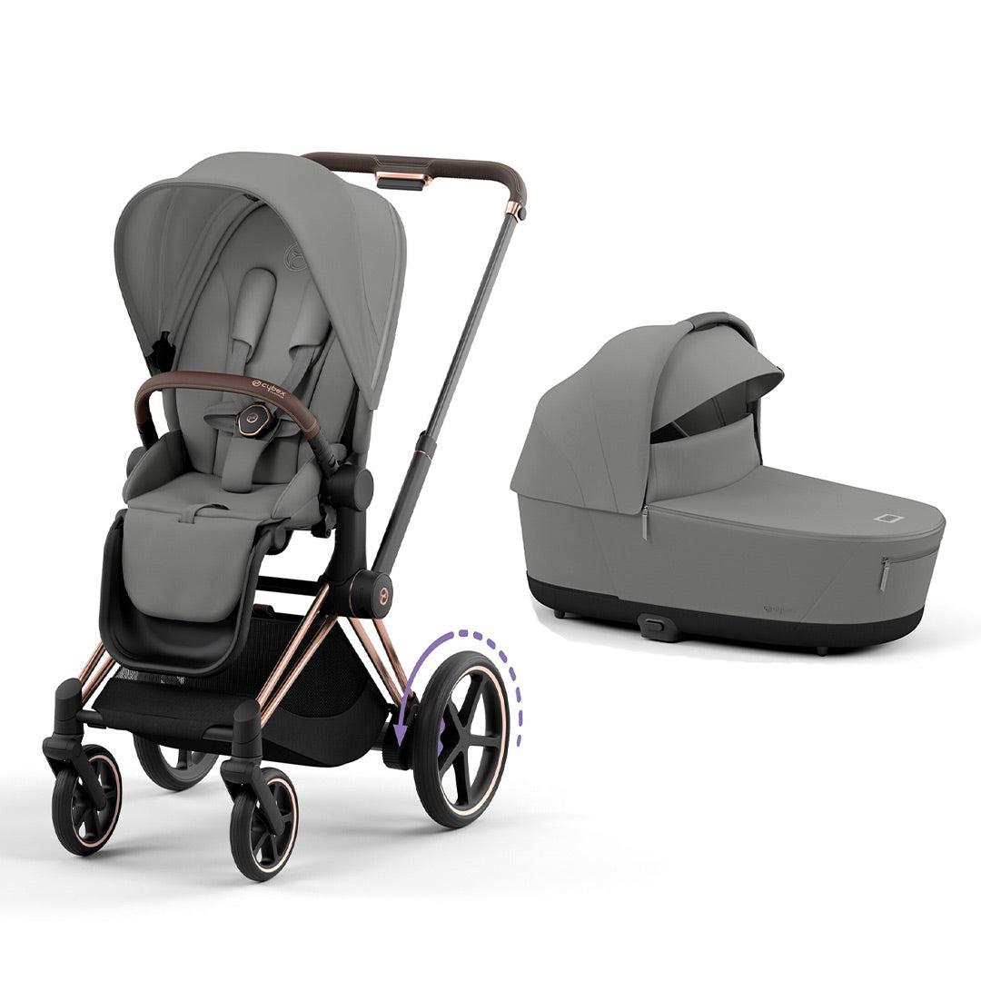  CYBEX e-Priam Pushchair - Mirage Grey、mySite、merchandisen