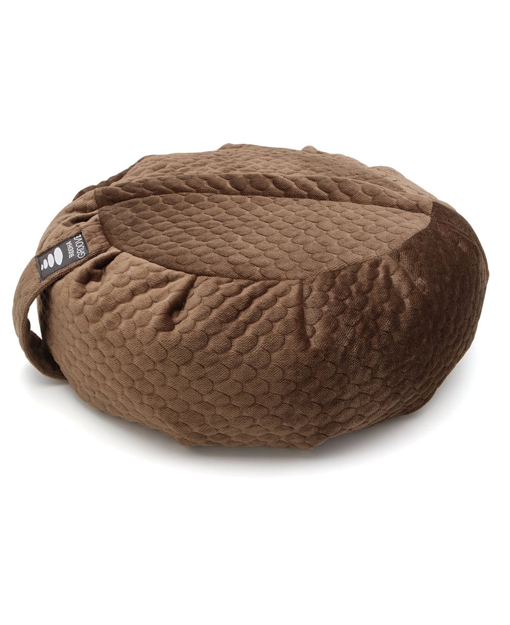 Luxe Quilted Zafu Meditation Cushion in Honeycomb、mySite、topwebapps