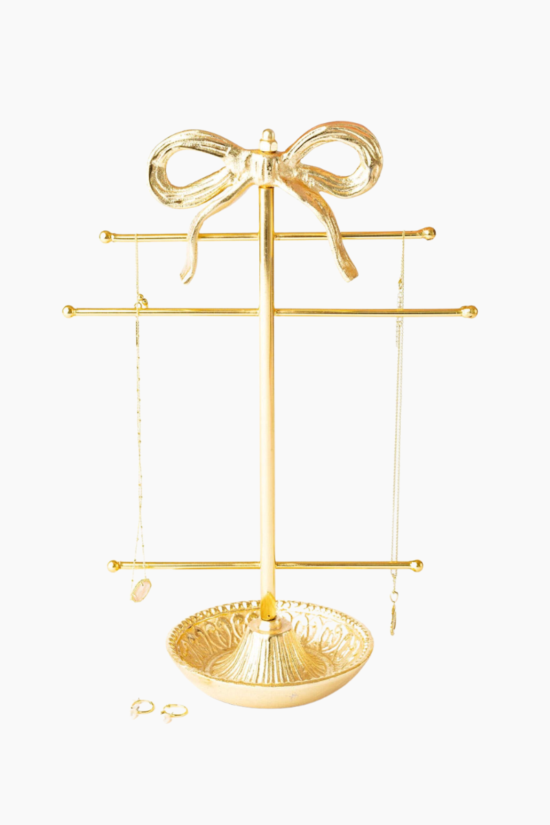 Gold Bow Jewelry Holder、mySite、hinf8tx79