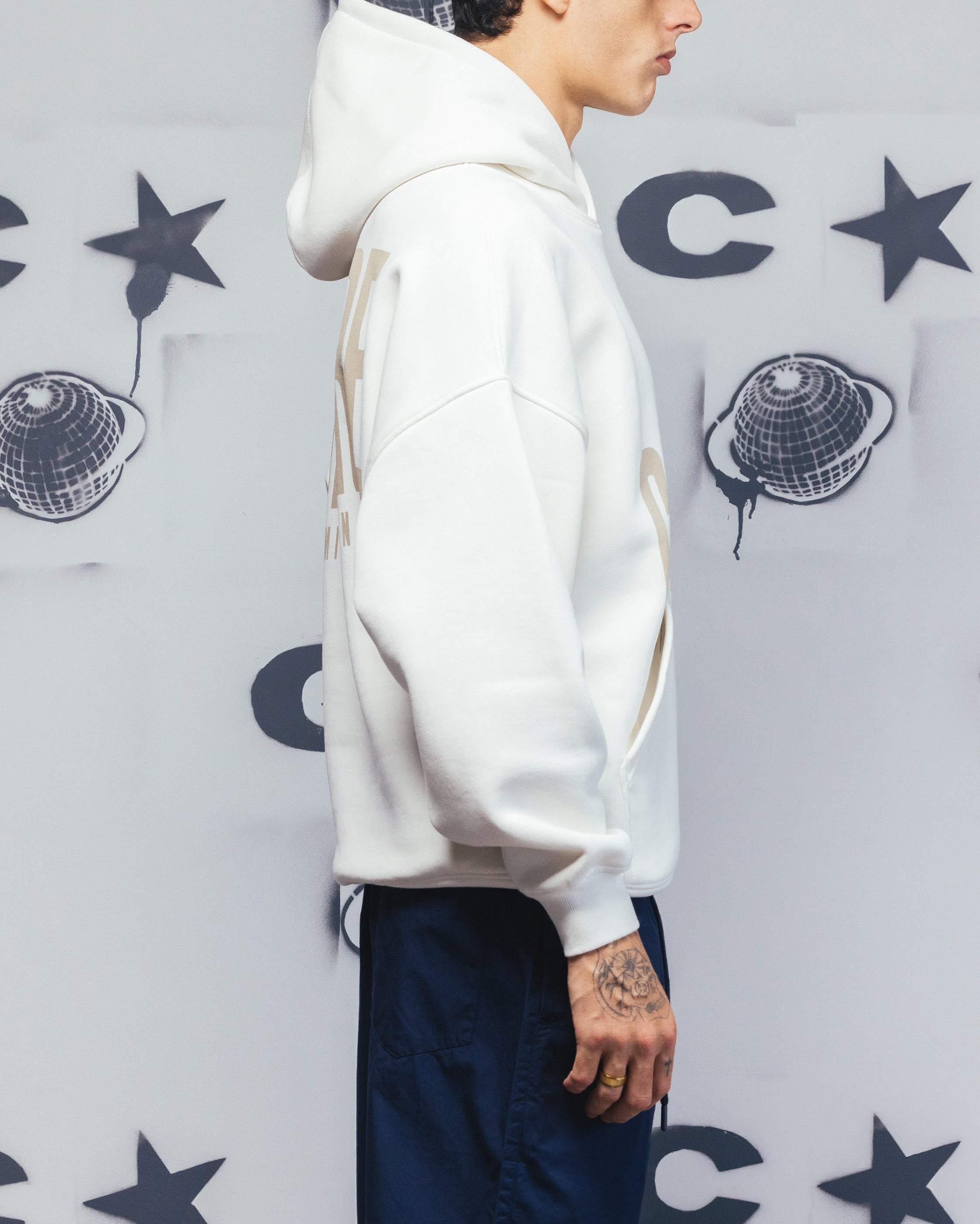 Carre Premium Essentials Hoodie Cream、mySite、zt4zffjzw