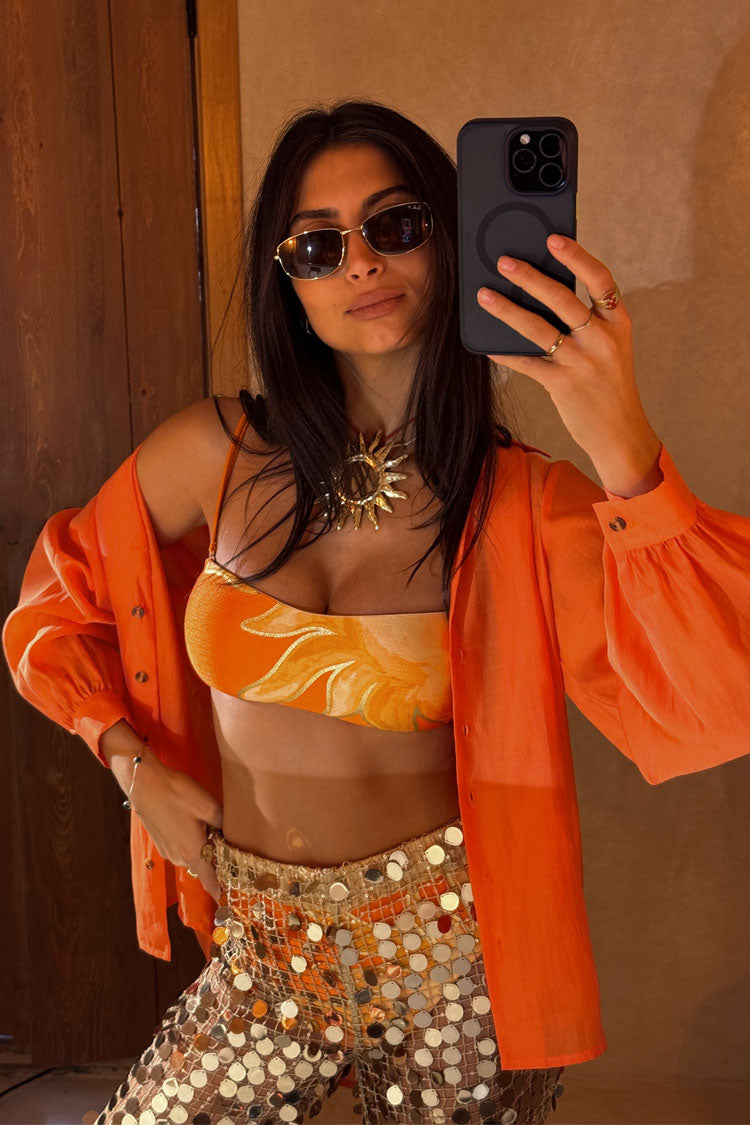 Orange Sun Bikini Top、mySite、solidvoid