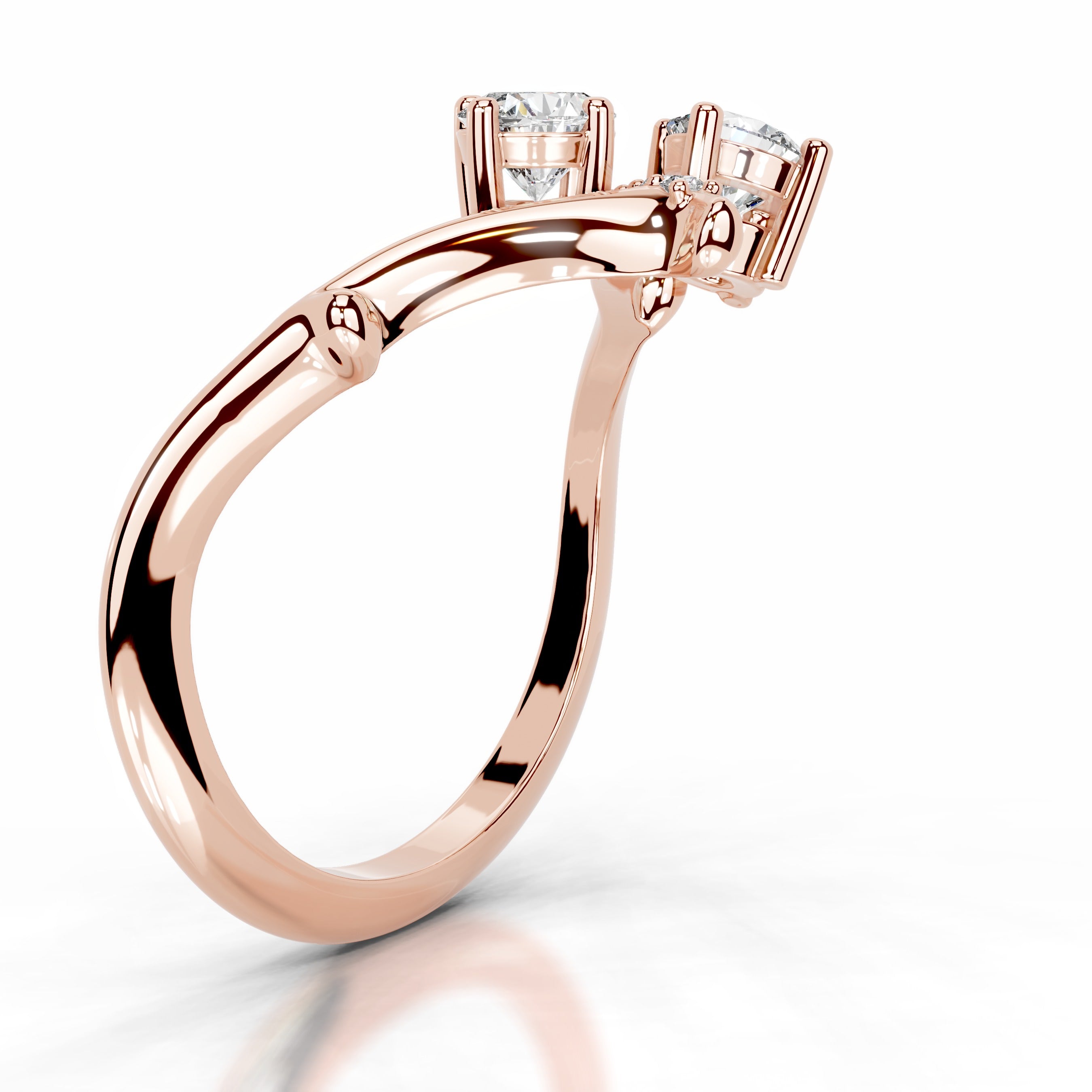 Blooming Eternity Lab Grown Diamond Ring - 14K Rose Gold、mySite、hinf8tx79