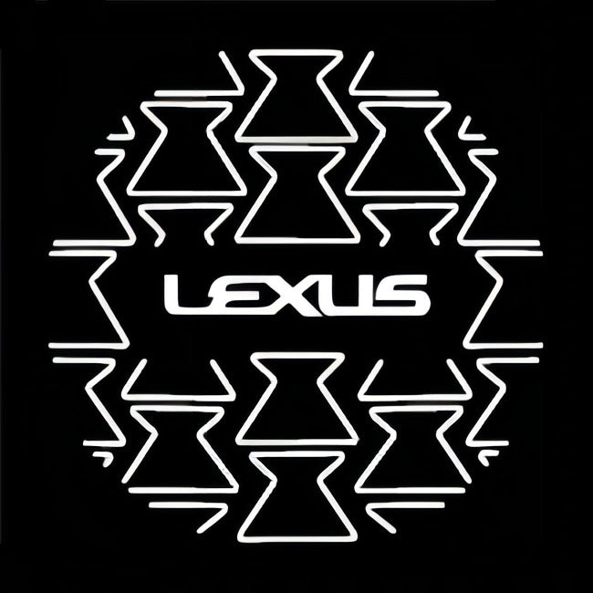 2x Lexus door light (plug&play) dual logo、mySite、nflplayoffbracketp