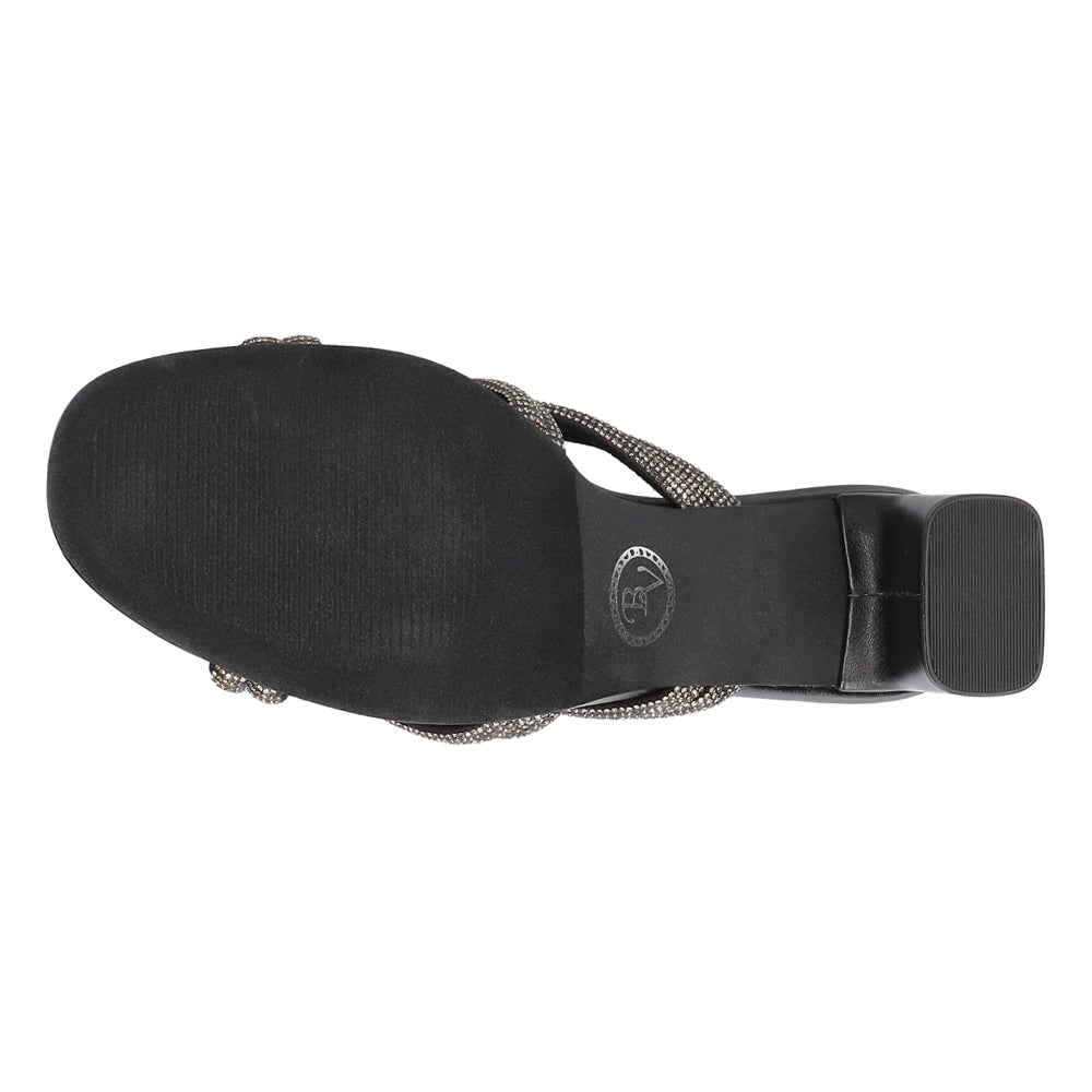 Carmen Rhinestone Block Heel Sandals、mySite、gtrtttuynbv