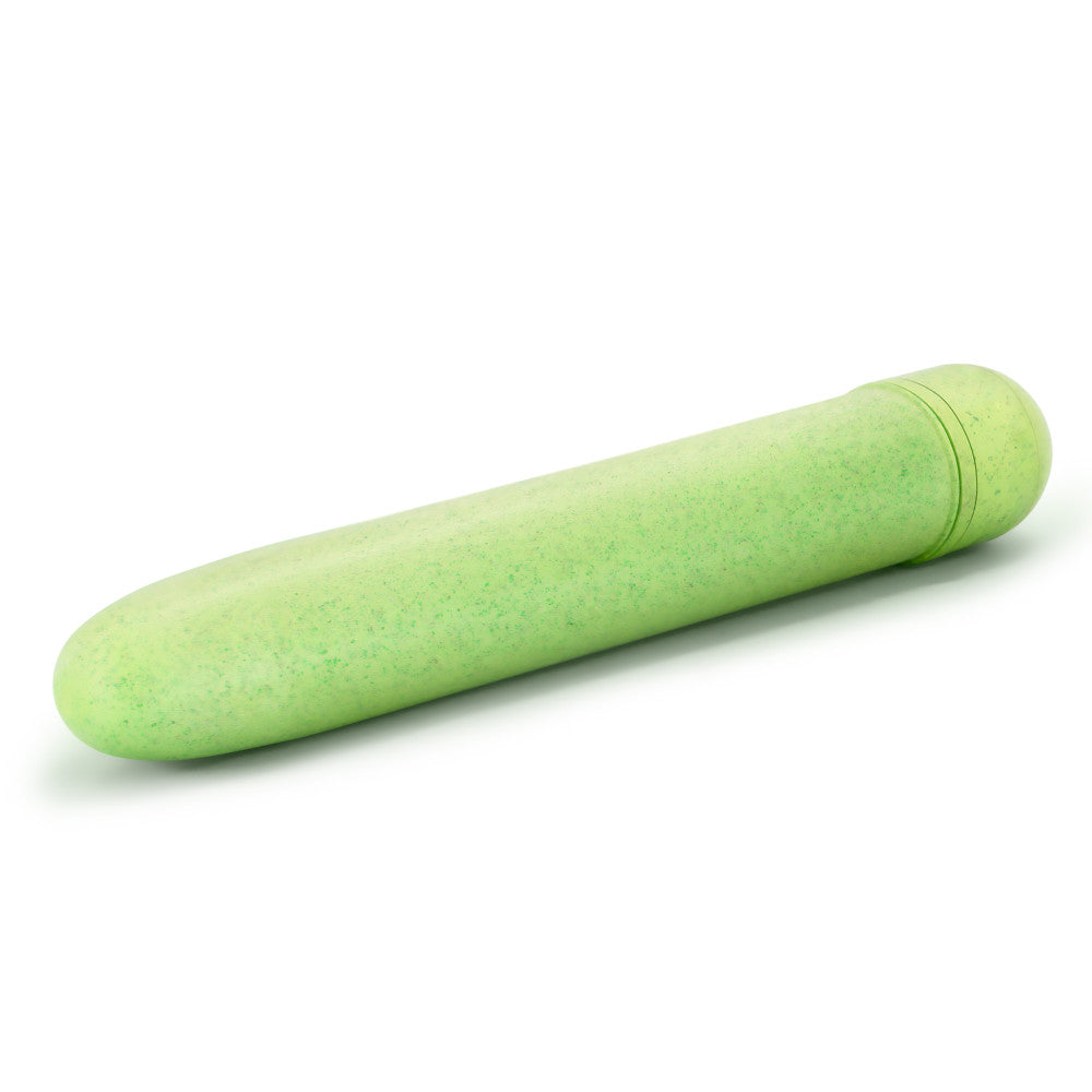 Gaia® By Blush | Eco: Plant-Based 7 Slim Multispeed Vibrator in Green - Made from Sustainable BioFeel™、mySite、bottomscart