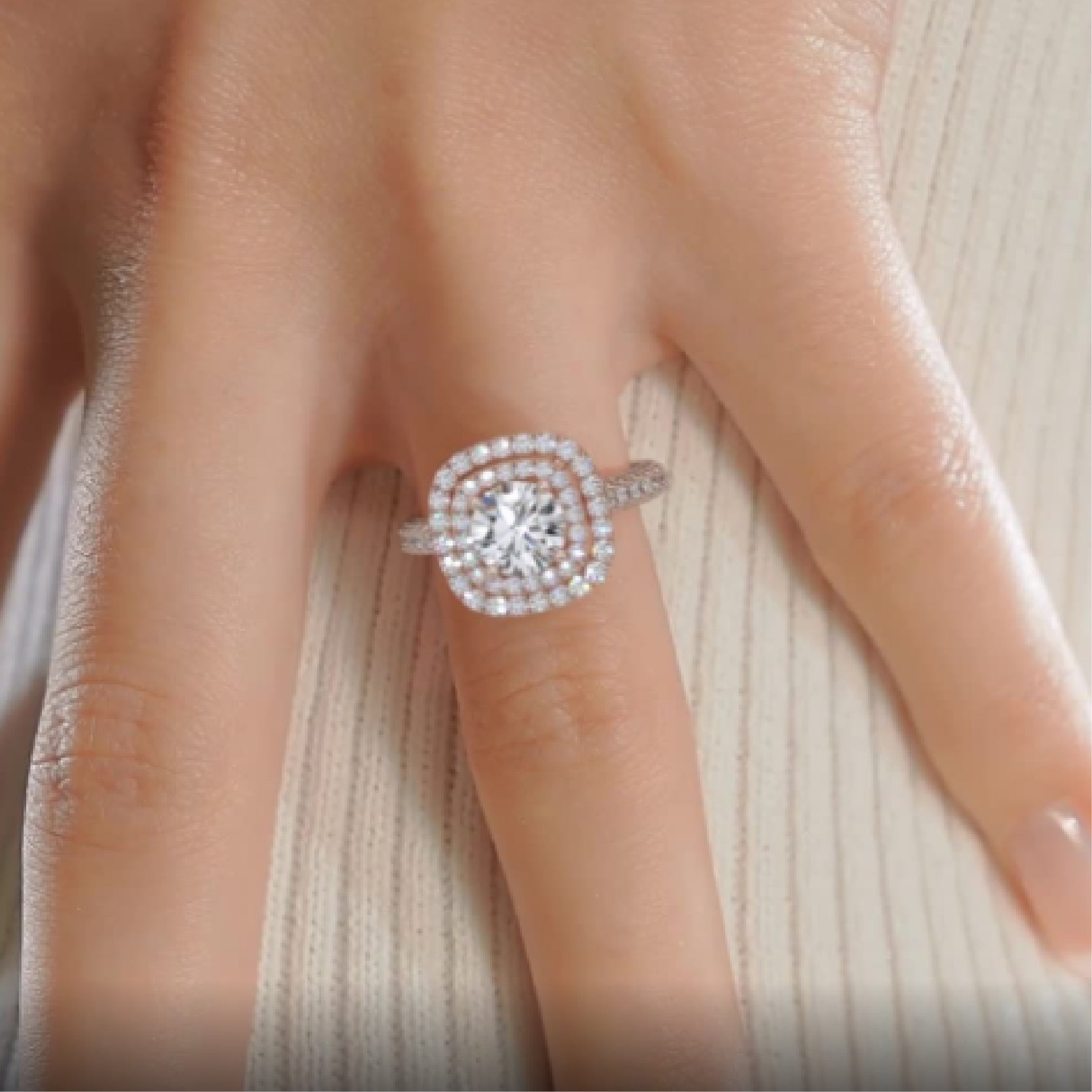 Carmen Diamond Engagement Ring -14K Rose Gold、mySite、hinf8tx79