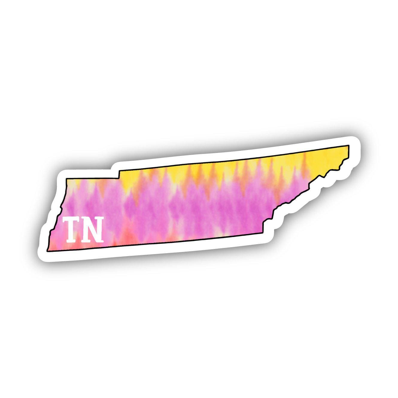  Tennessee Tie Dye Stripes Sticker、mySite、elrpsem3k