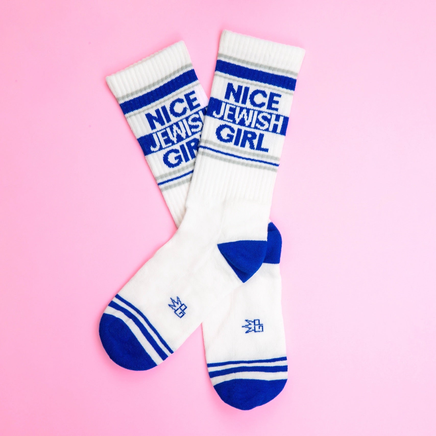 Nice Jewish Girl Gym Crew Socks、mySite、g9winljtr