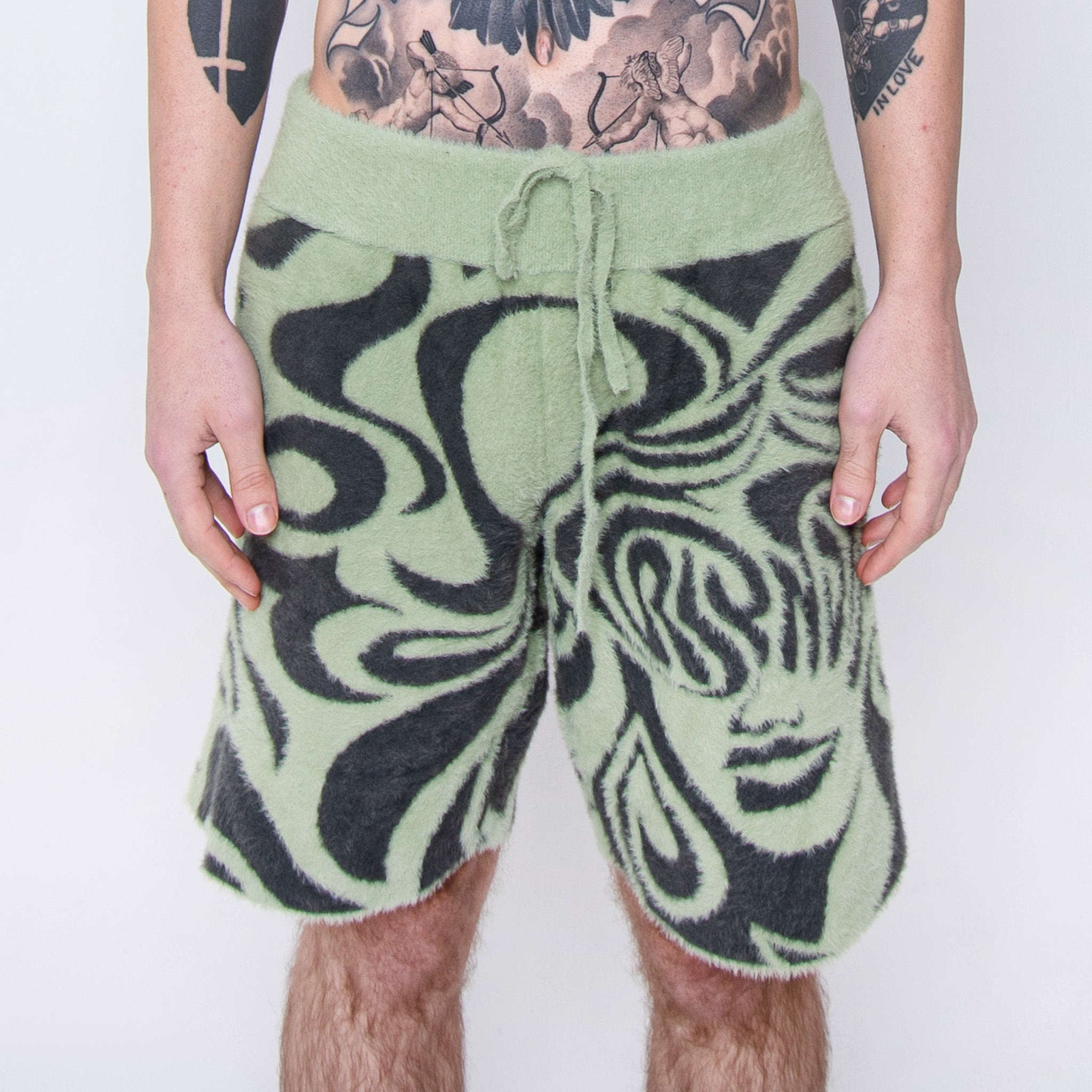  Beautiful Fomo Mohair Shorts (Pistachio)、mySite、merchandisen