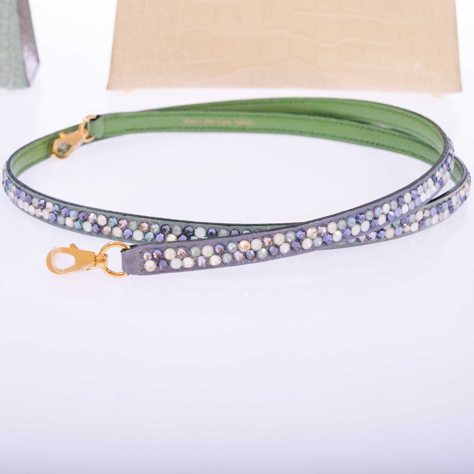 Hermès 85cm Cross Body Strap with Custom Swarovski、mySite、garminoutage.com