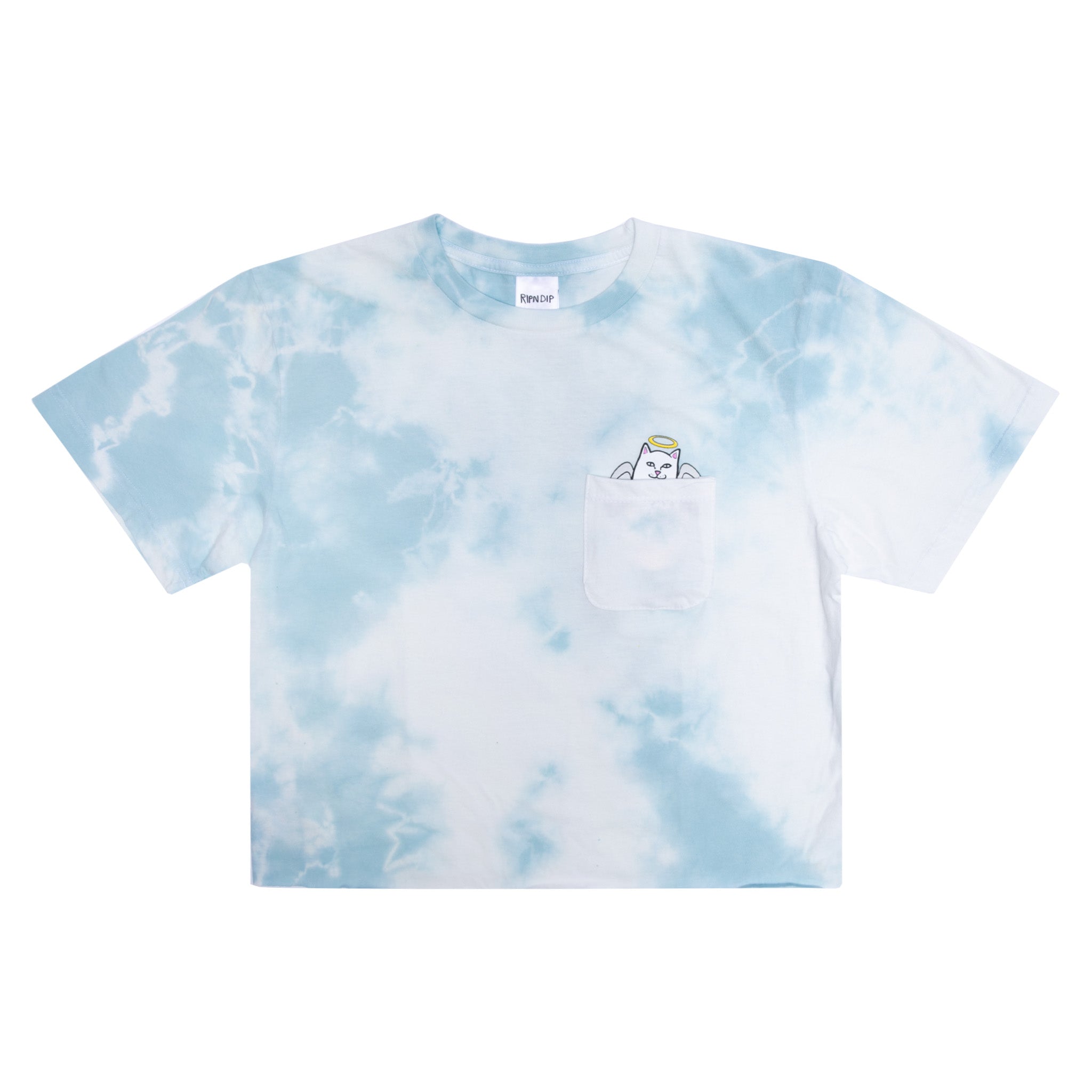  Lord Angel Pocket Crop Tee (Light Blue Lightning Wash)、mySite、merchandisen