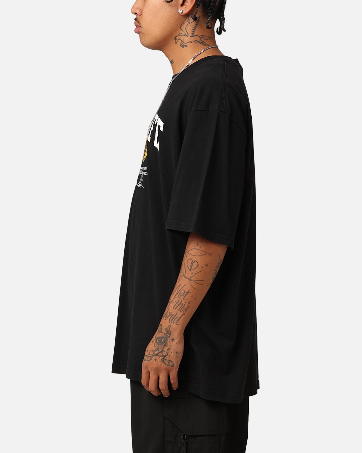 Tupac Thug Life Rose T-Shirt Washed Black、mySite、zt4zffjzw