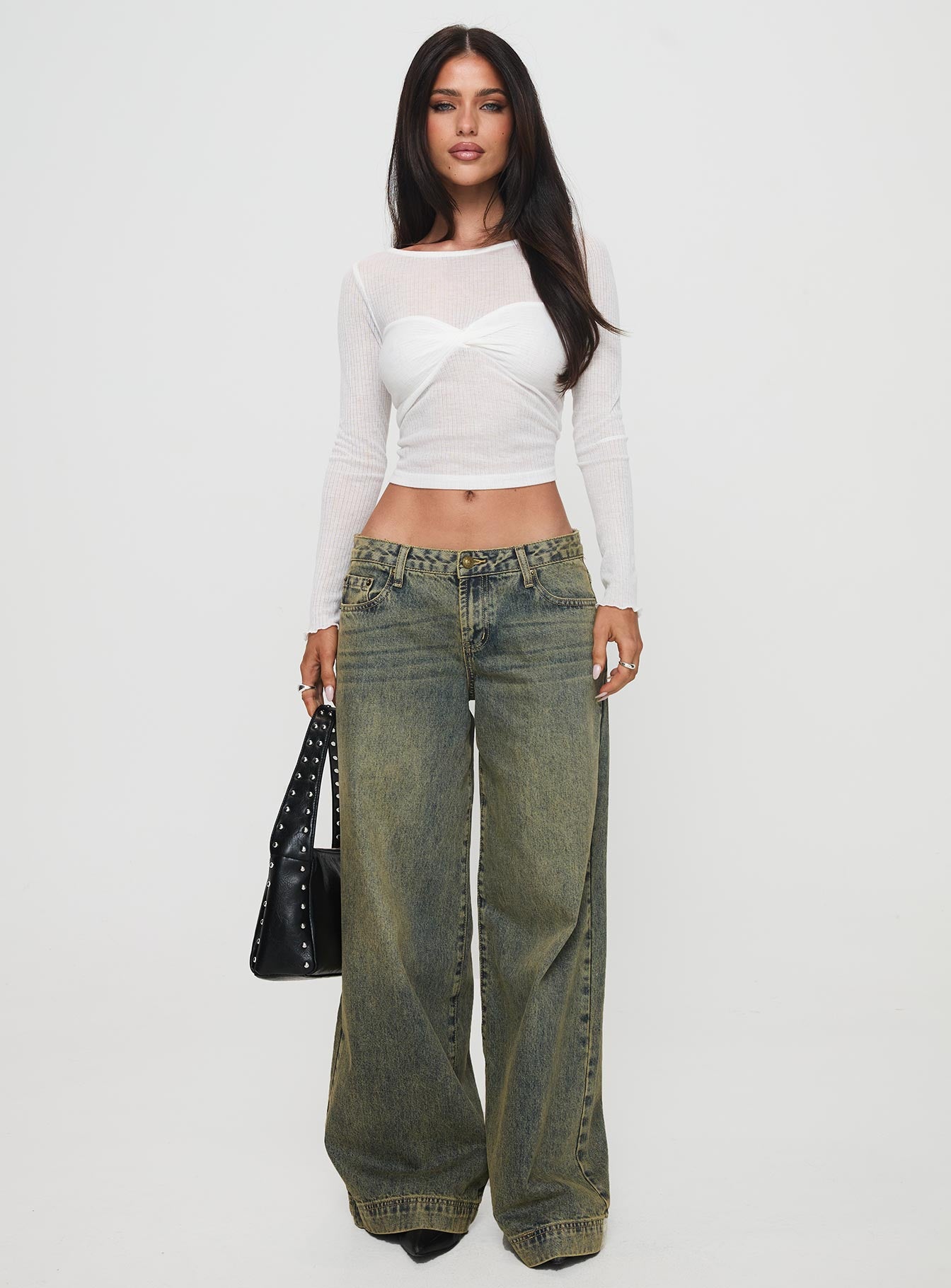 November Long Sleeve Top White、mySite、solidvoid