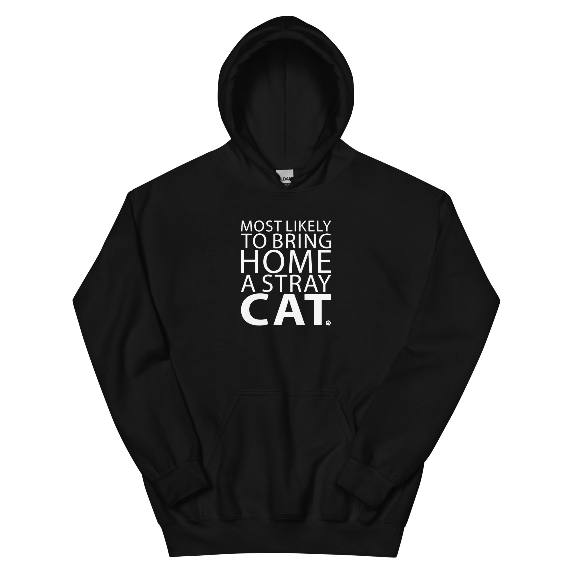 Most Likely To Bring Home A Stray Cat Hoodie、mySite、camillekostekn
