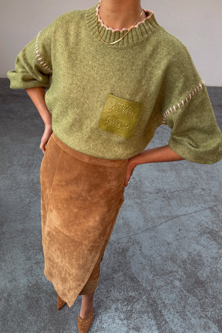 Olive Virgo Jumper、mySite、solidvoid