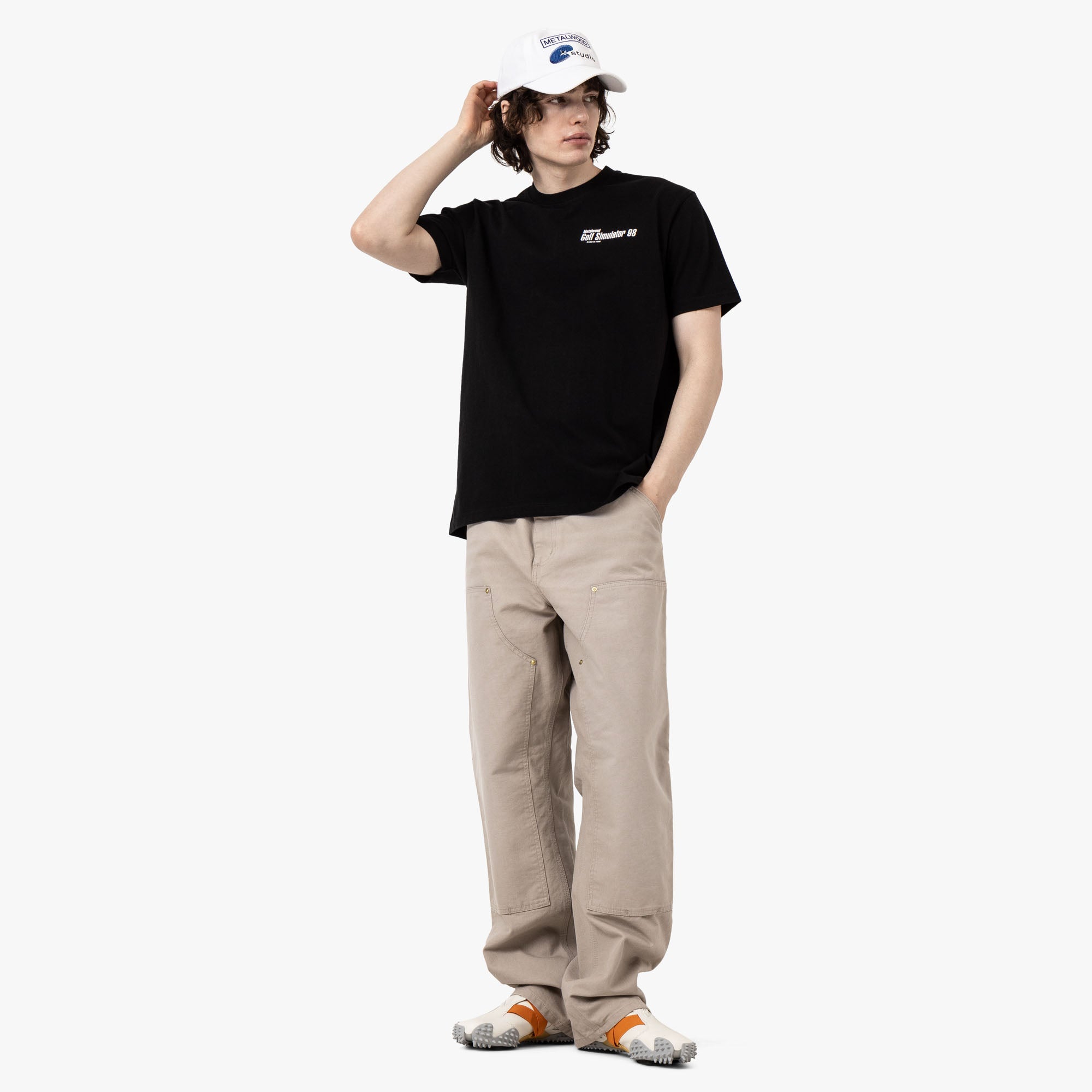  Metalwood Network Strapback Hat White、mySite、merchandisen