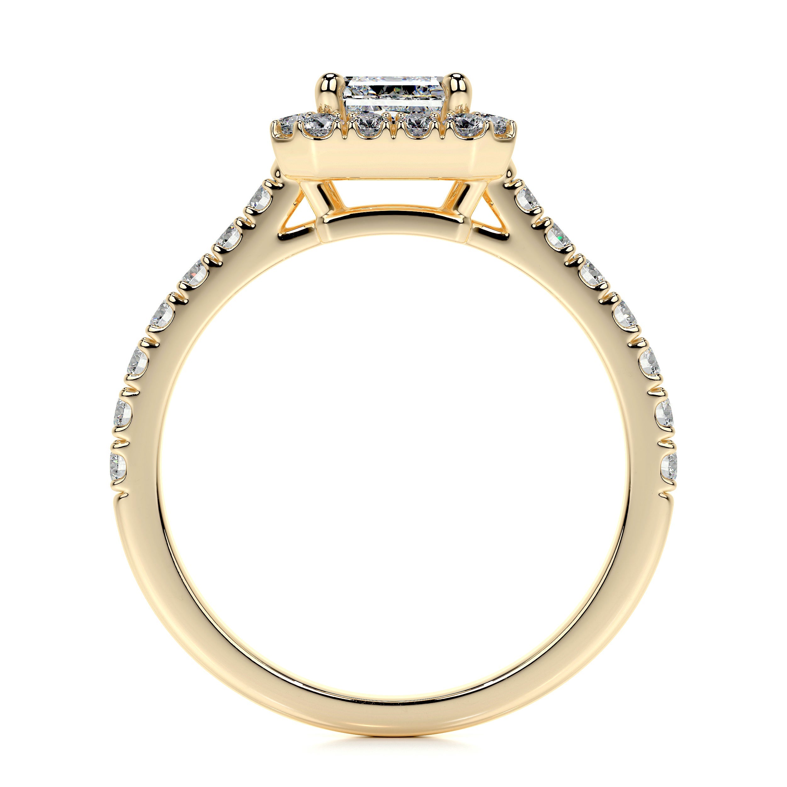 Zoey Lab Grown Diamond Ring -18K Yellow Gold、mySite、hinf8tx79