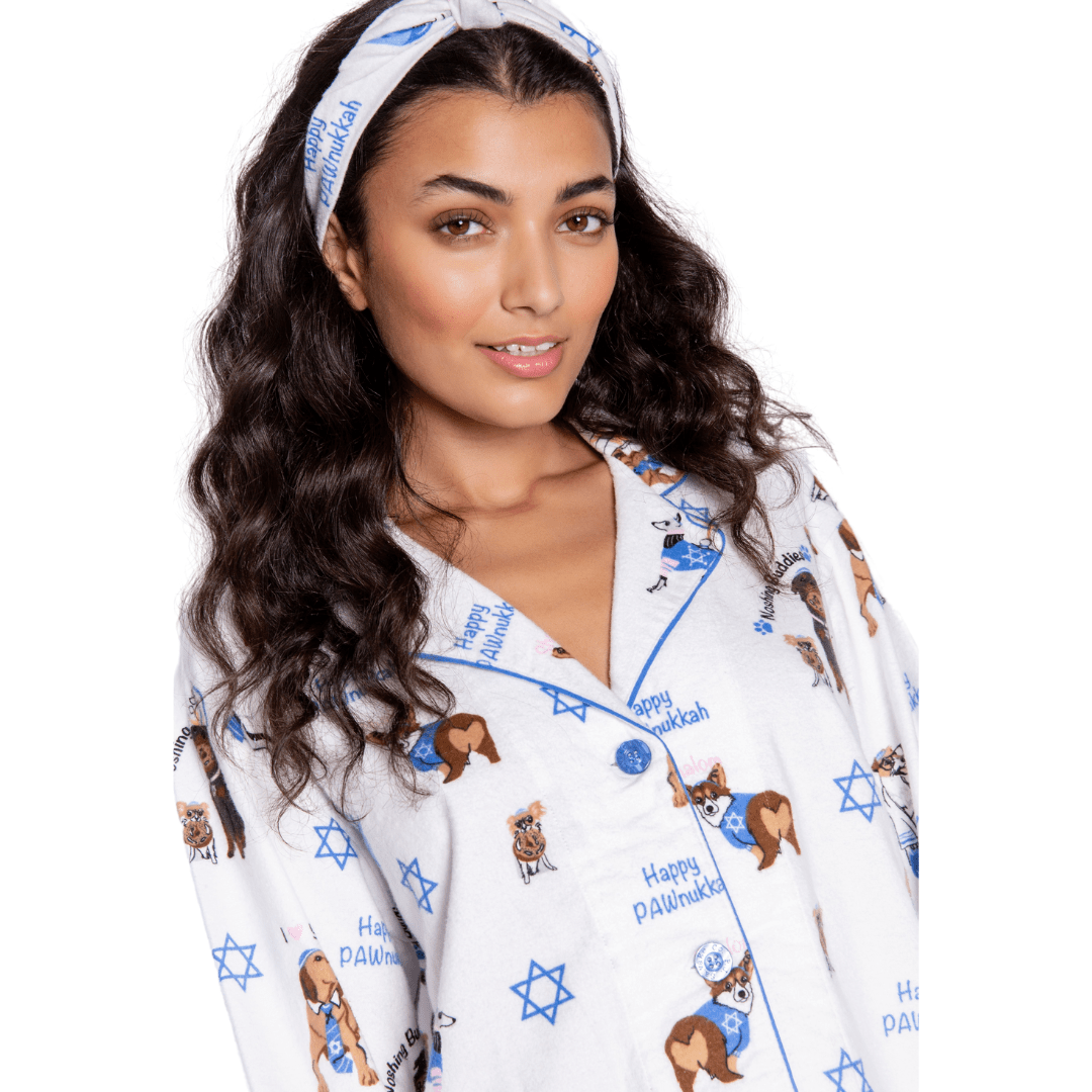 Happy Pawnukkah Hanukkah Pajamas Set by P.J. Salvage - (XS - XL)、mySite、topwebapps